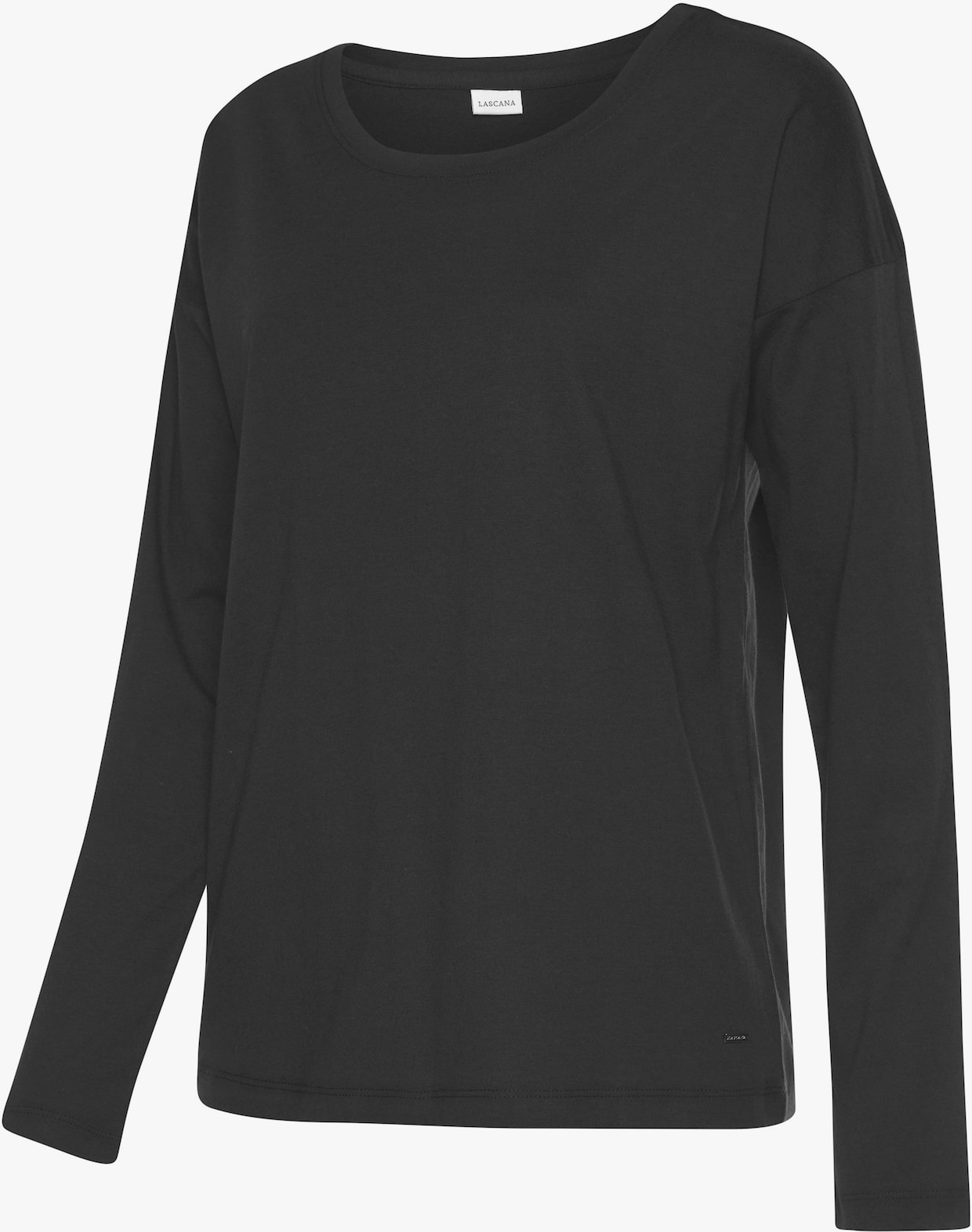 LASCANA Haut de pyjama - noir