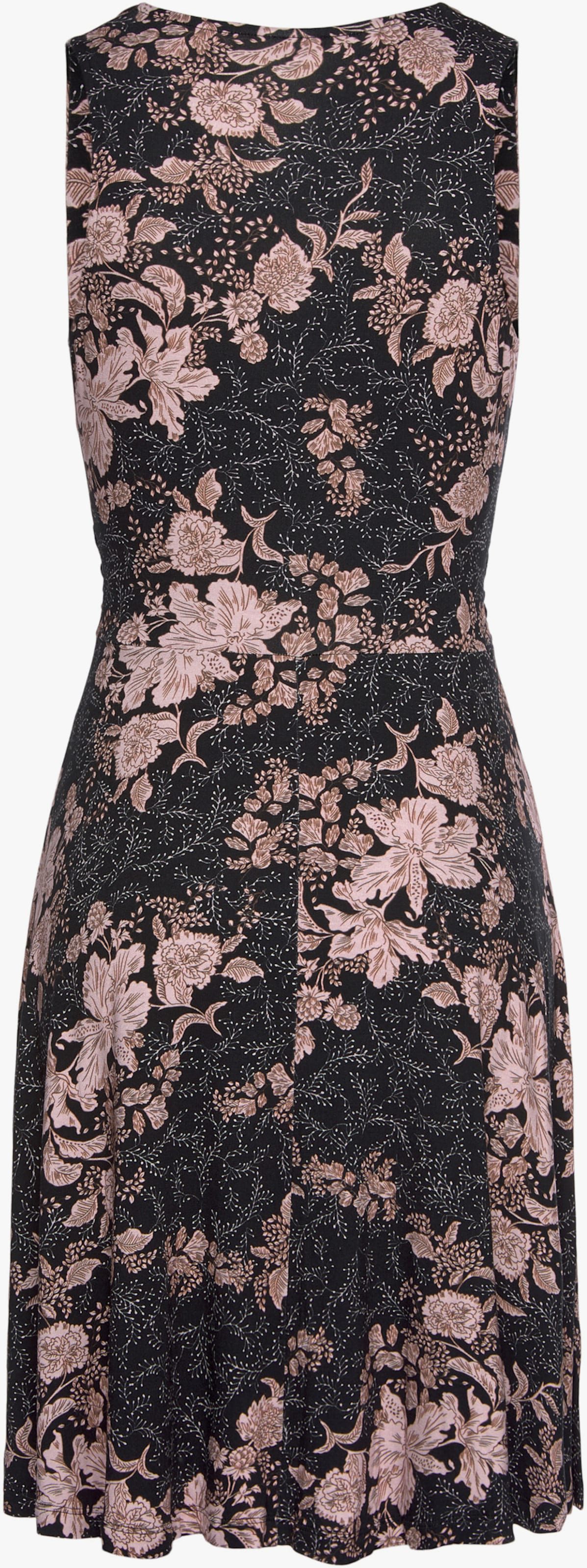 Vivance Jersey jurk - zwart/roze bedrukt