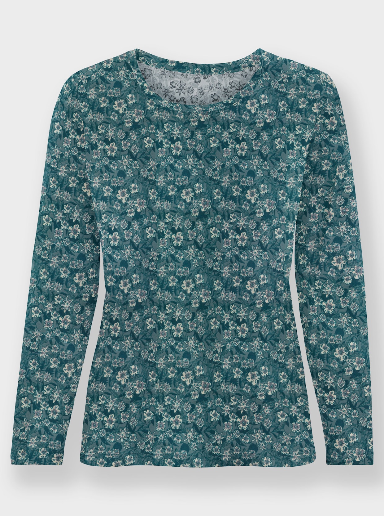 Print-Shirt - jade-bedruckt