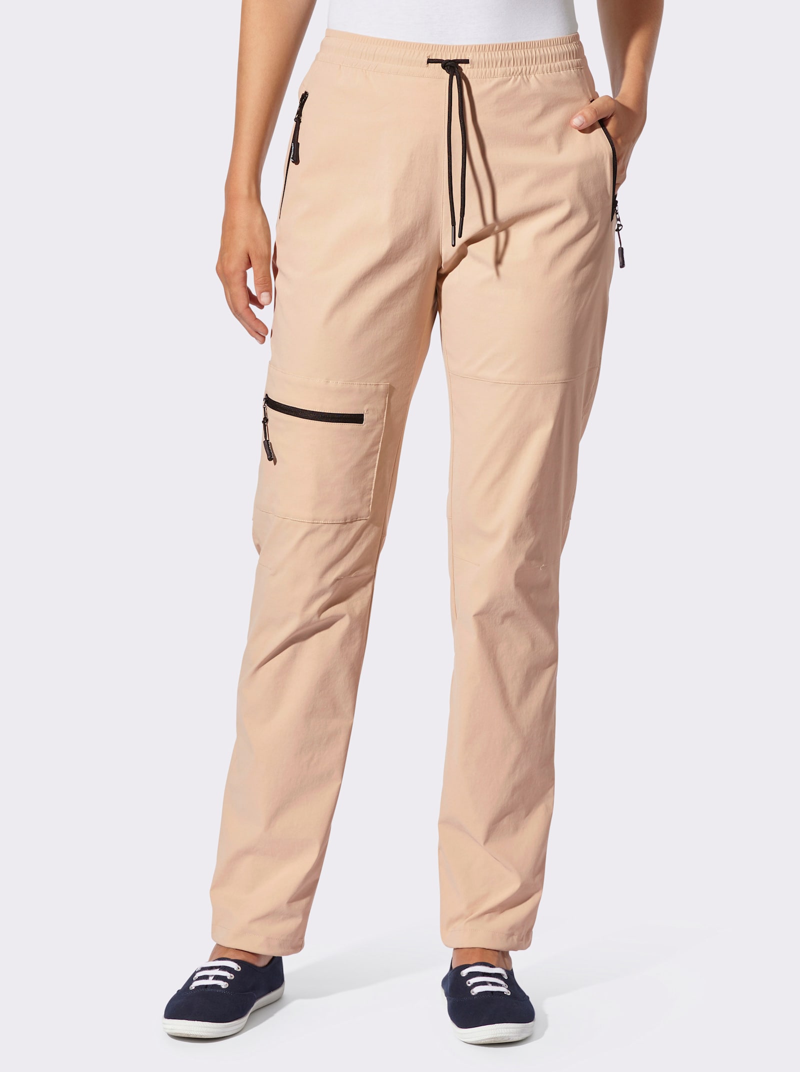 Funktionshose in Stretch-Qualität - beige