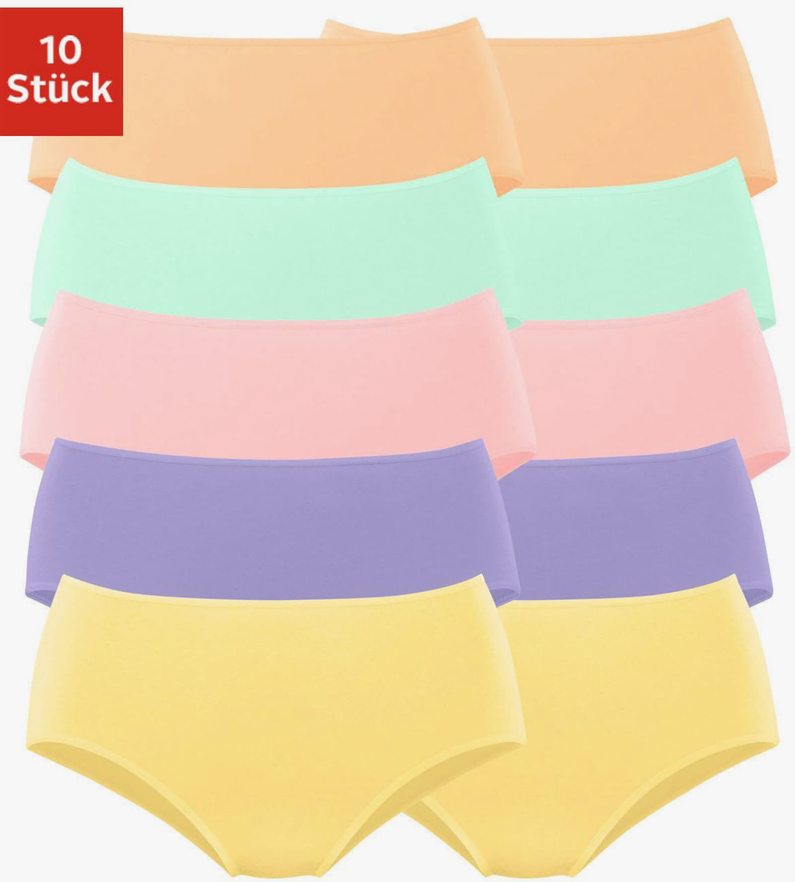 petite fleur Hüftslip - lila, rosa, orange, grün, gelb