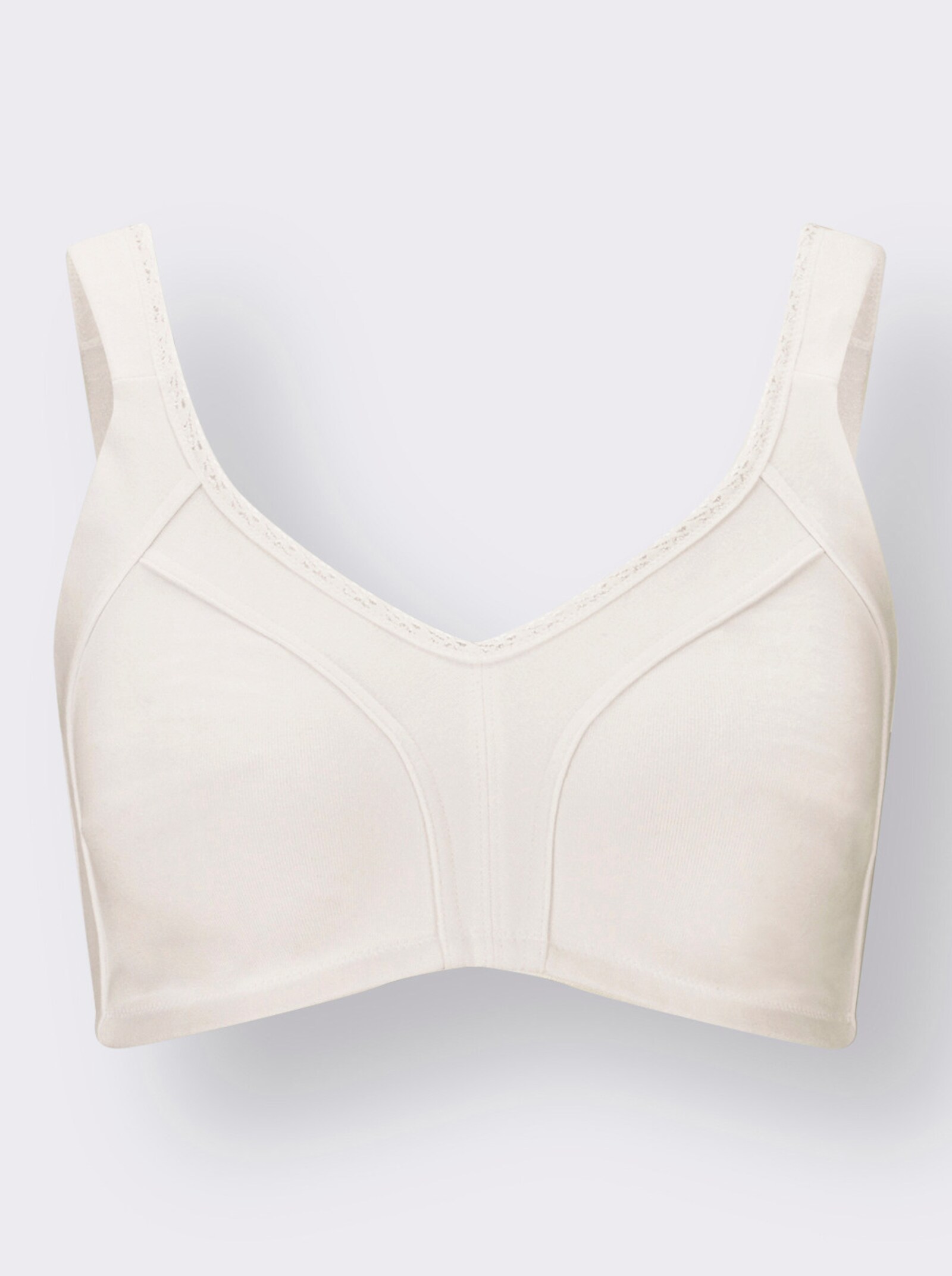 Naturana Minimizer-BH ohne Bügel mit gemoldeten Cups - weiß