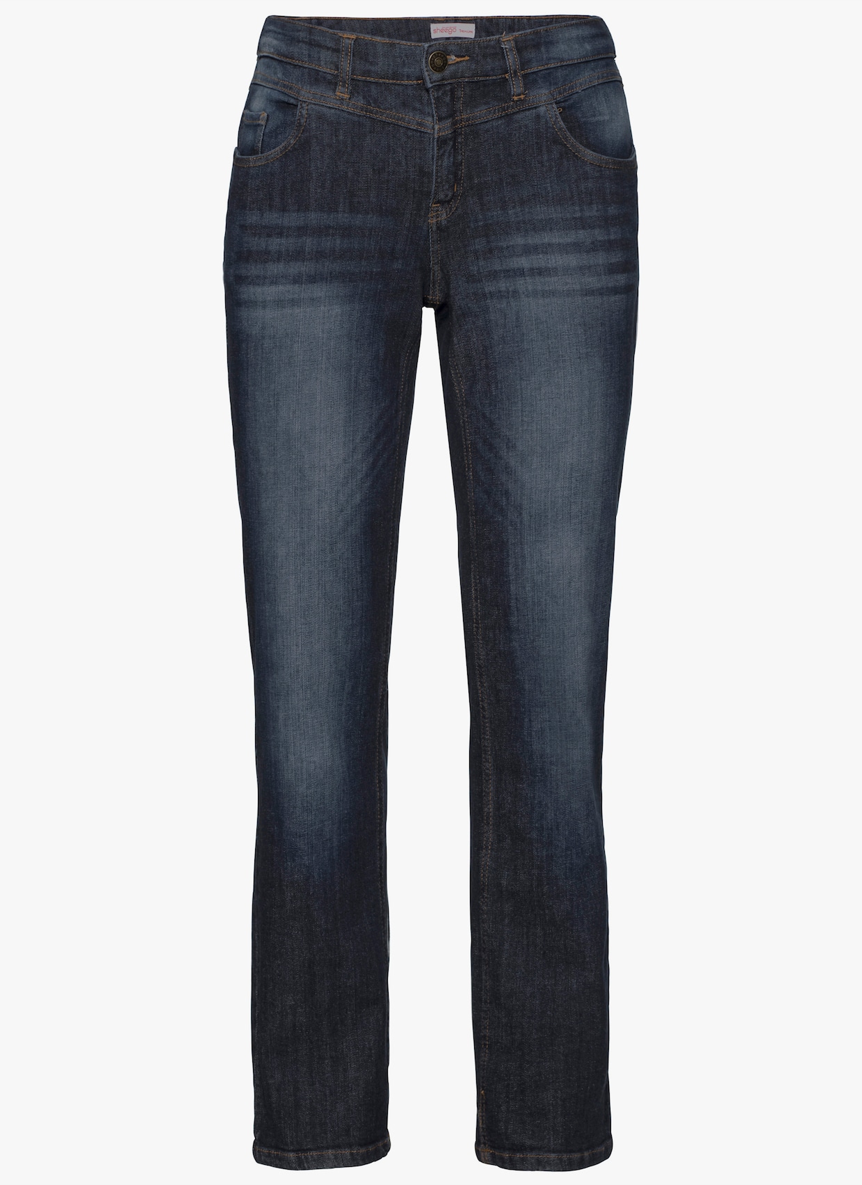 sheego Rechte jeans - dark blue denim