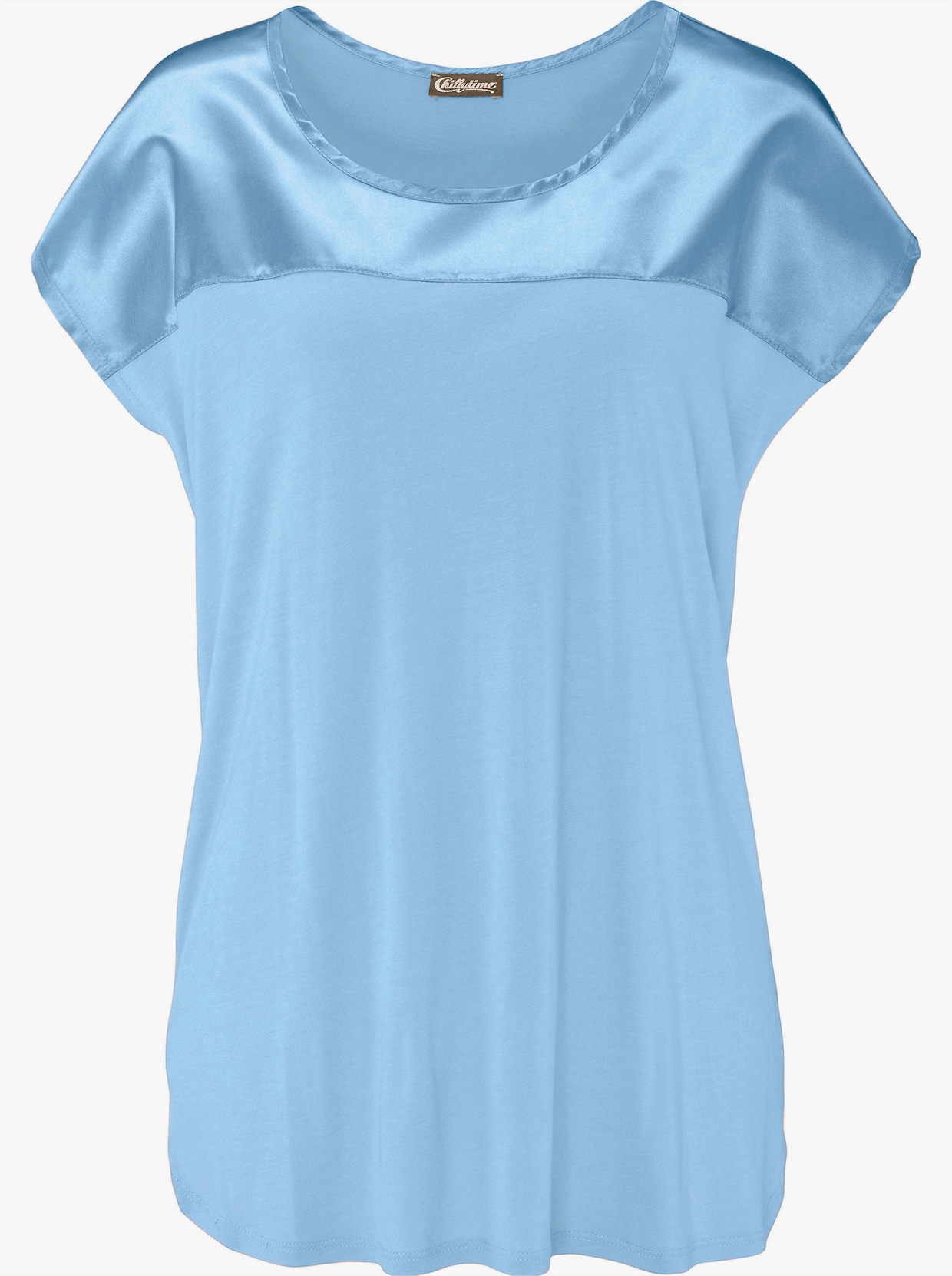 Lang shirt - lichtblauw