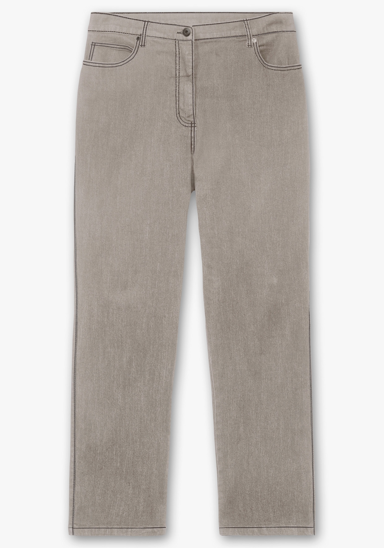 5-Pocket-Jeans mit Stretch-Anteil - grey-denim