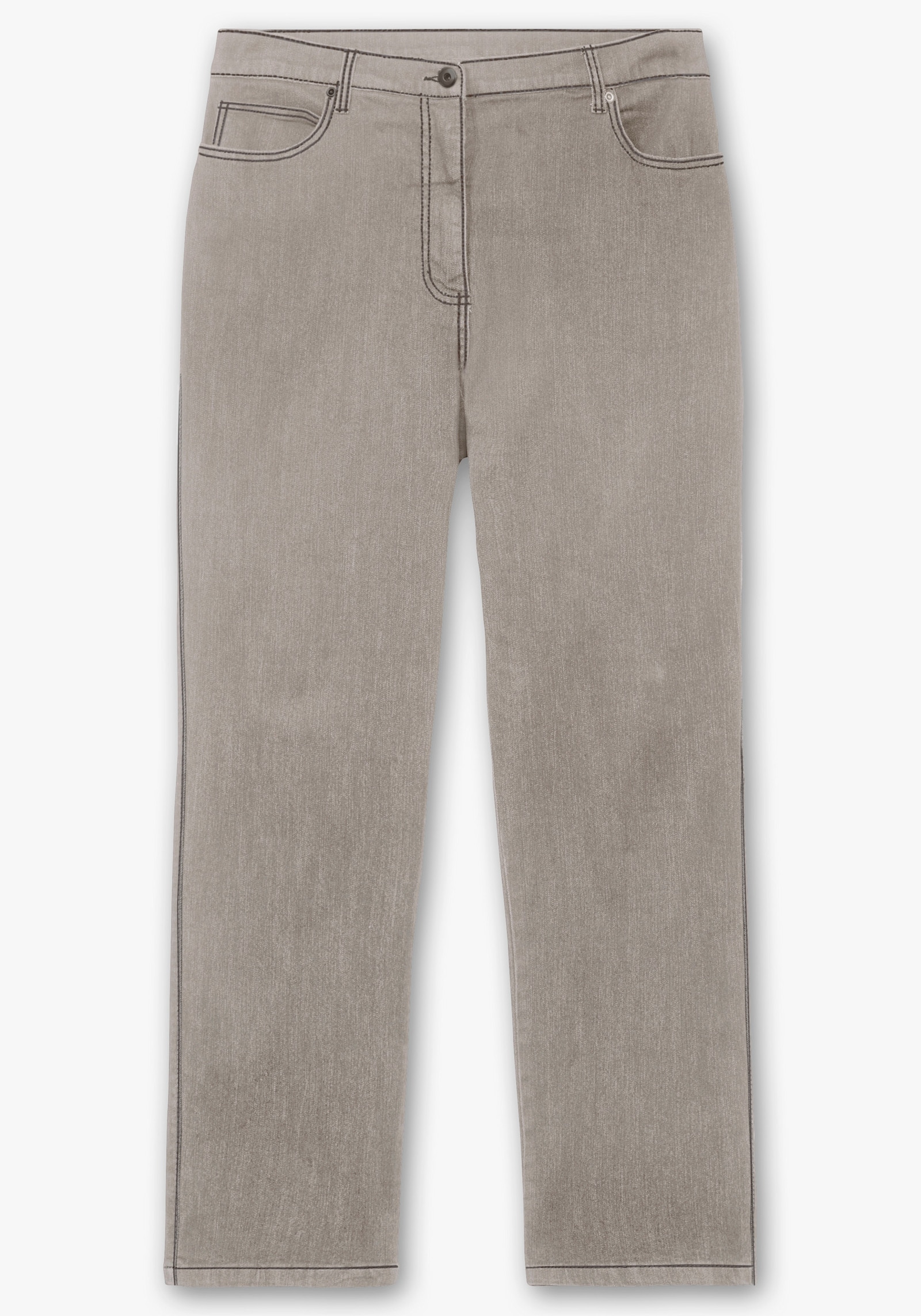 5-Pocket-Jeans mit Stretch-Anteil - grey-denim