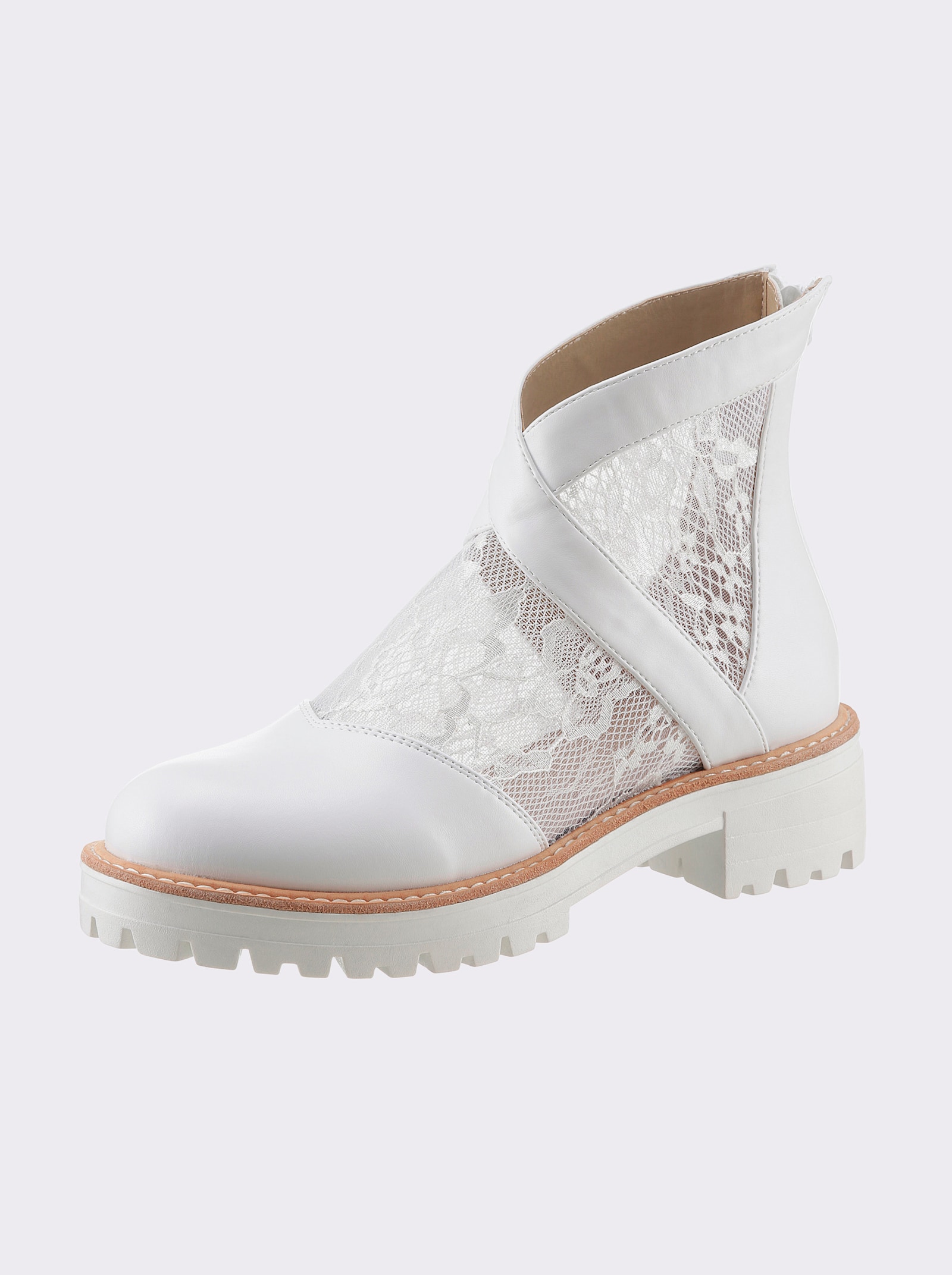 heine Bottines - blanc