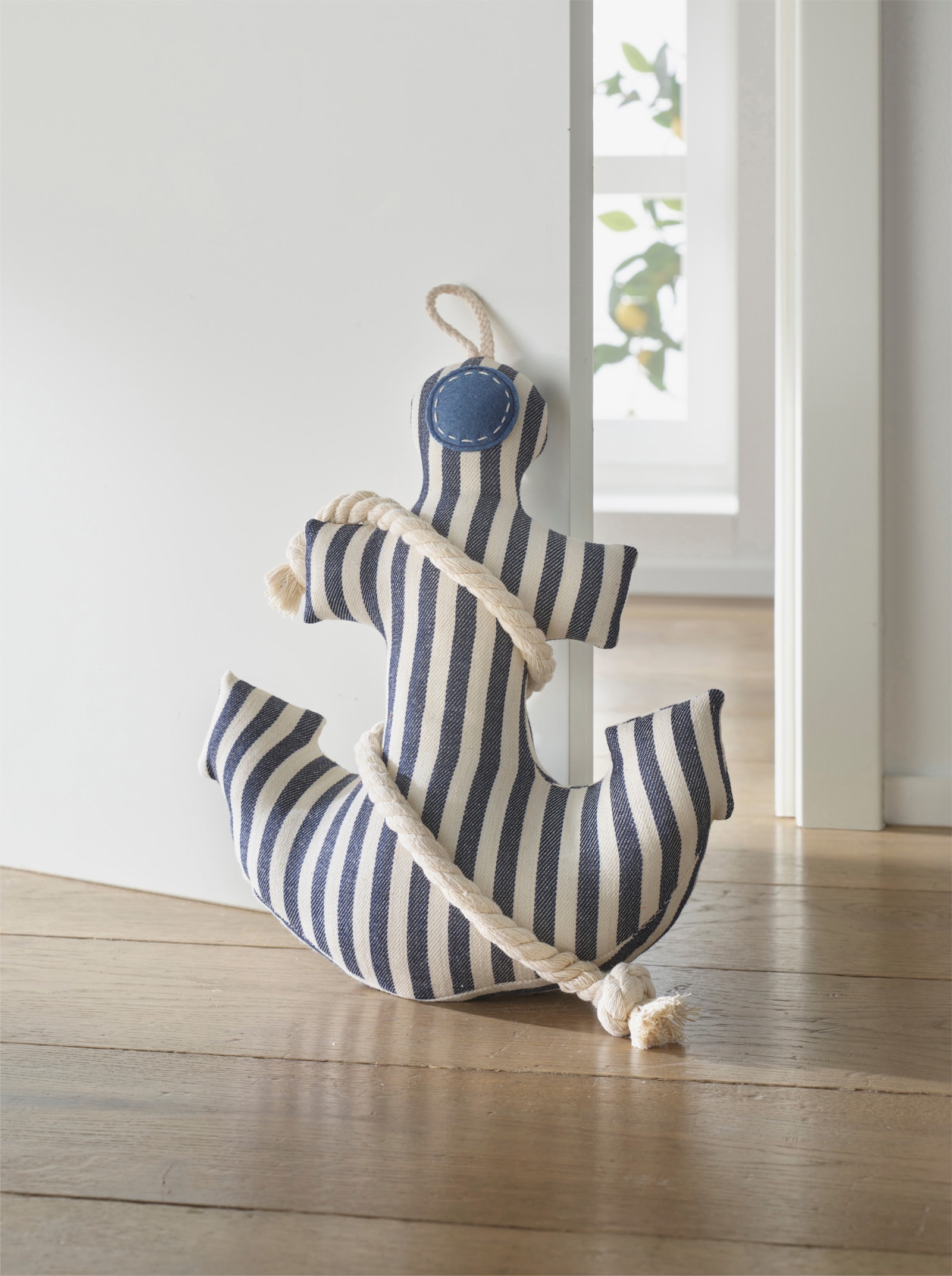 heine home Türstopper - blau-ecru