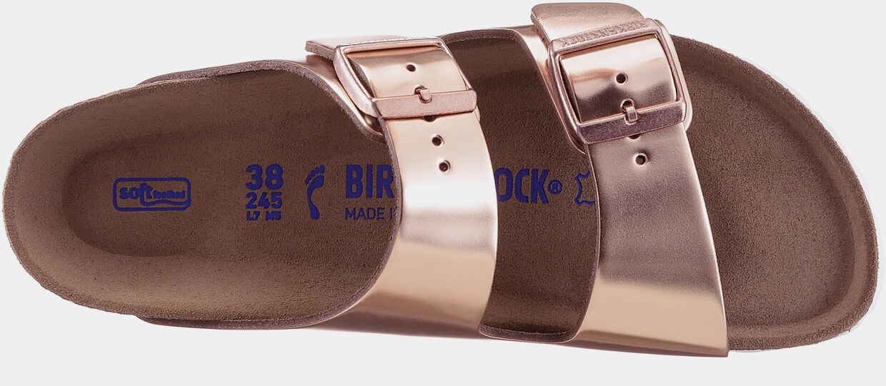 Birkenstock Pantolette - kupfer