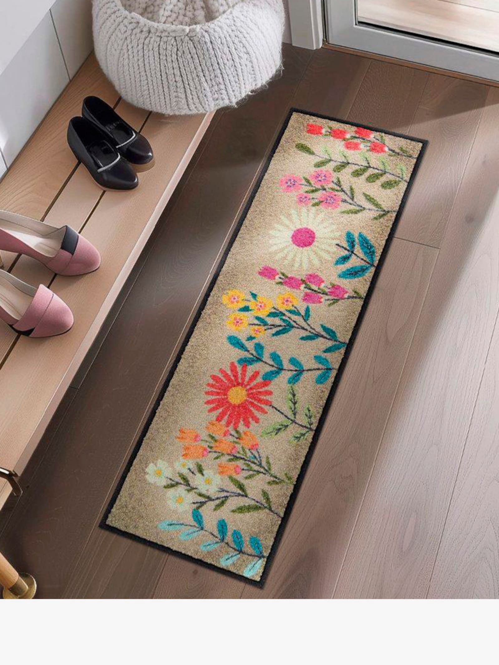 Salonloewe Fußmatte - beige-bunt