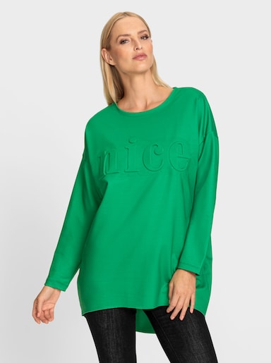 heine T-shirt long - vert pomme