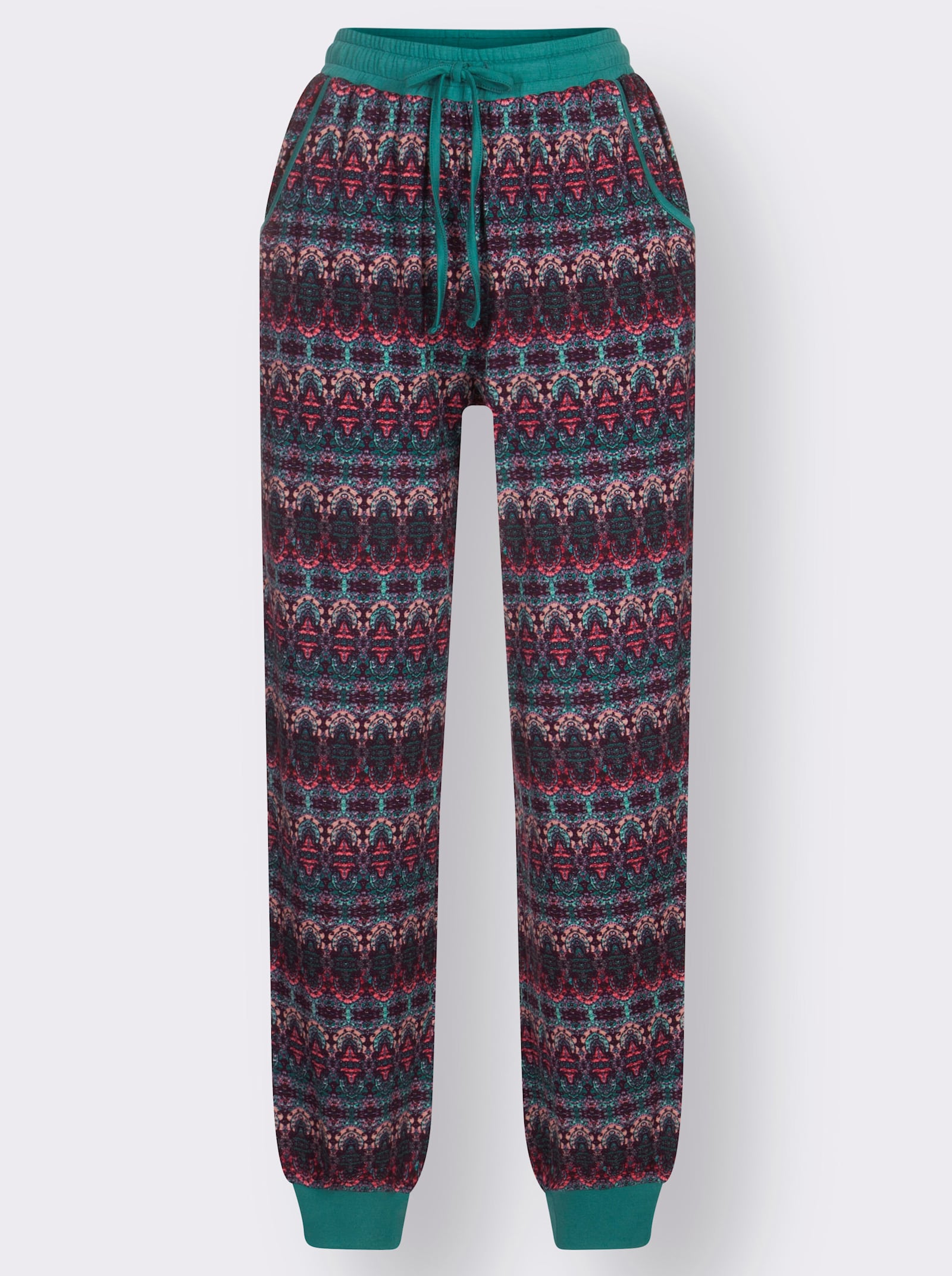 wäschepur Pyžamo, tunel. sťahovanie - smaragdová potlač