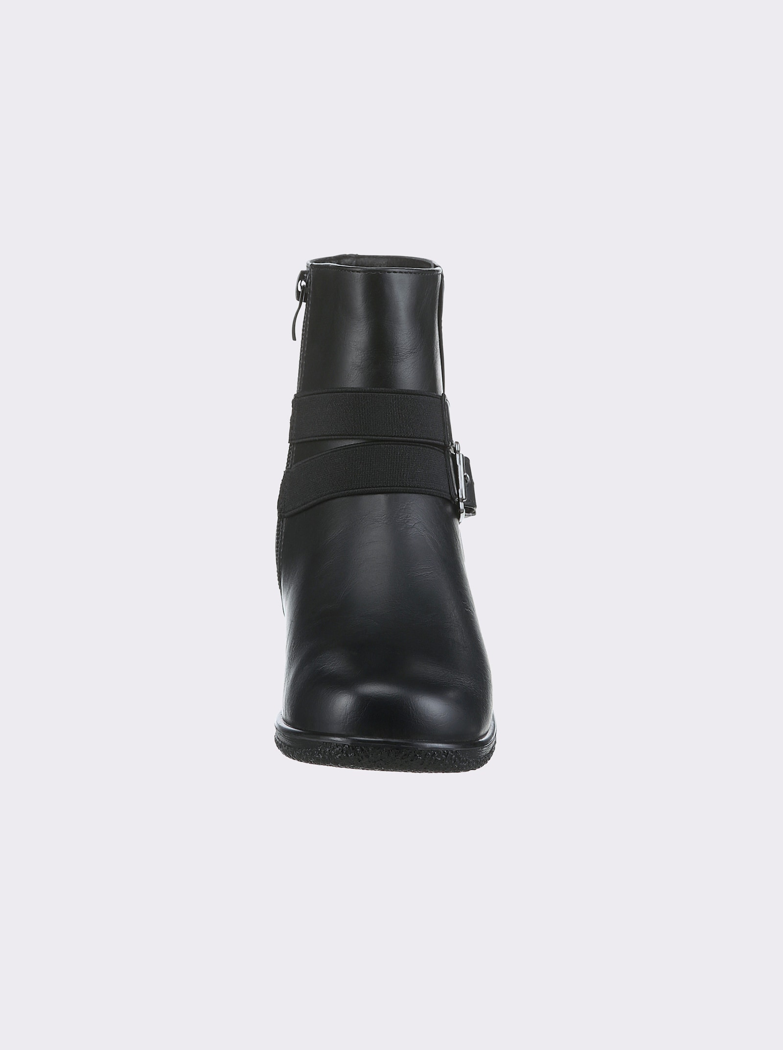airsoft modern+ Stiefelette mit Warmfutter - schwarz