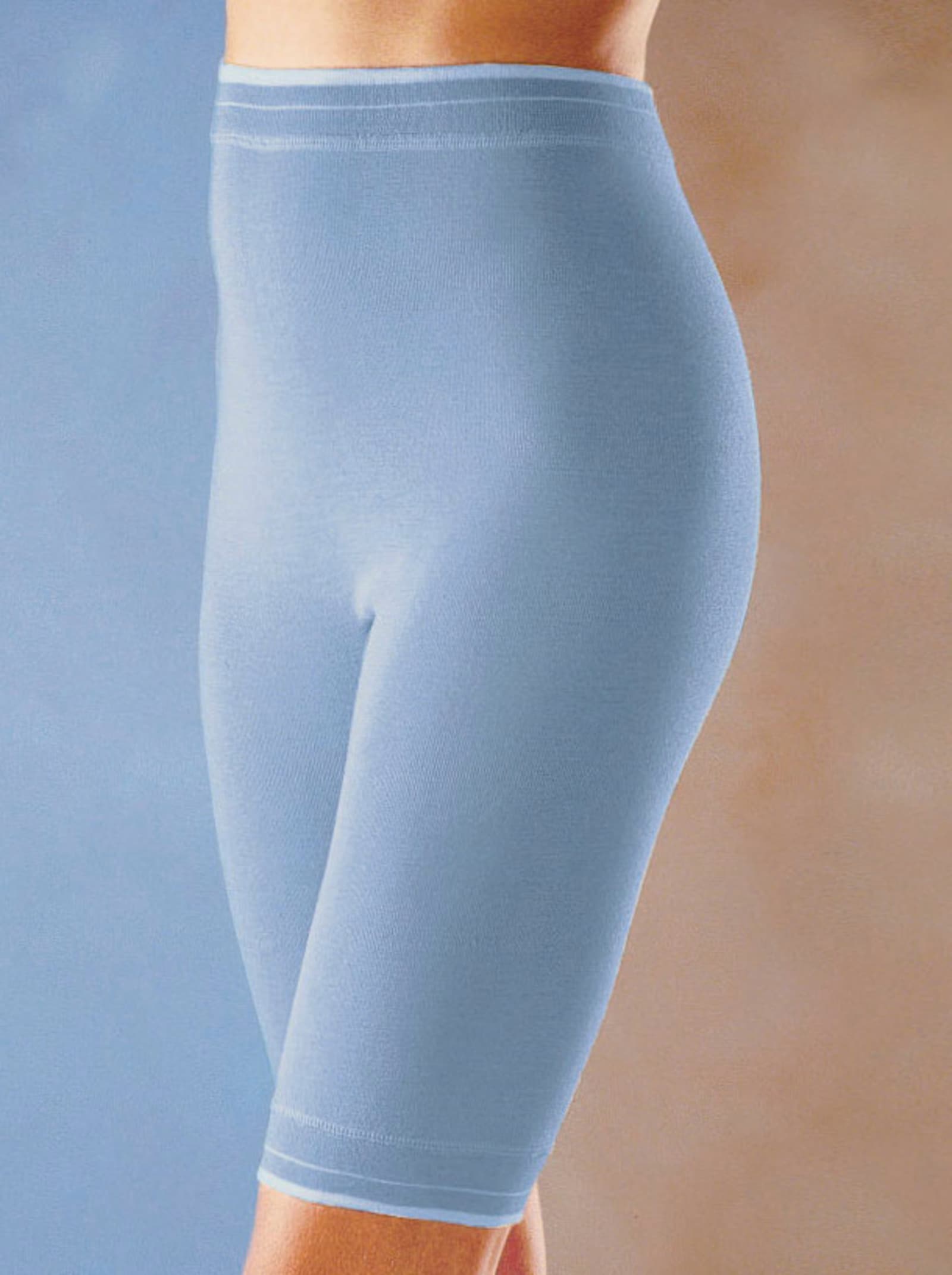 conta Langbeinschlüpfer in Schurwoll-Qualität, Feinstrick - blau