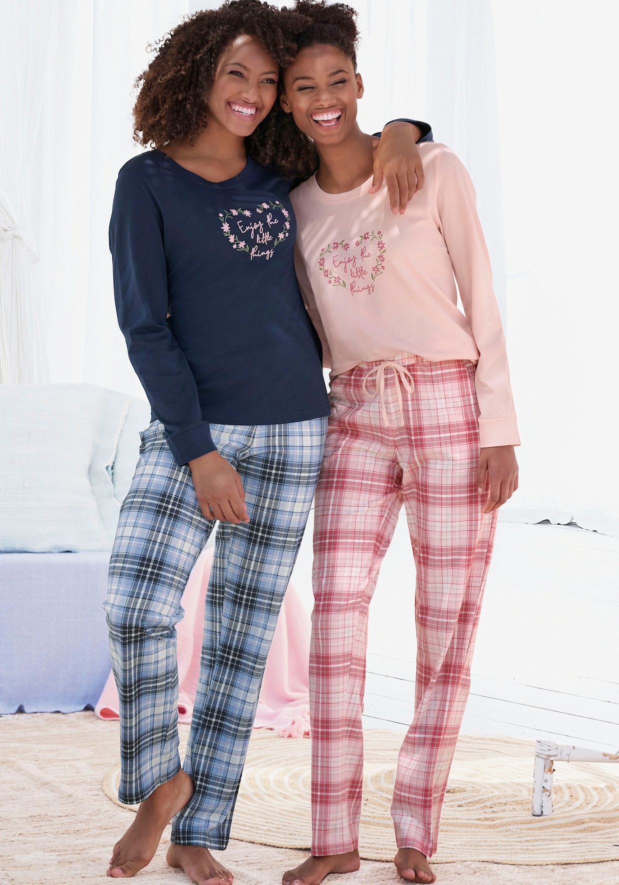 Vivance Dreams Pyjama - mehrfabig gemustert