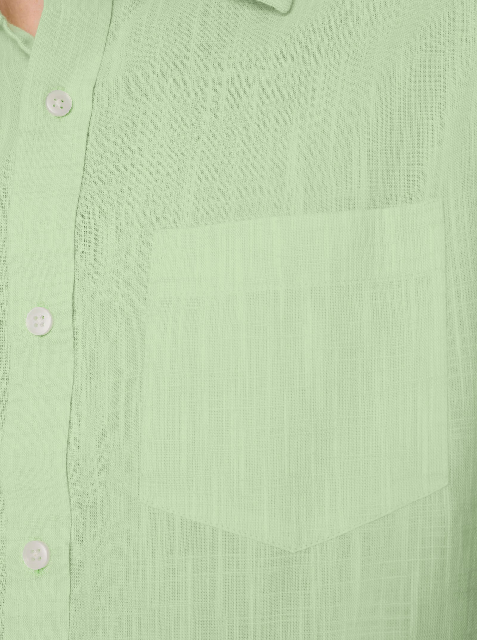 Marco Donati Kurzarmhemd in Two-tone-Flammgarn - reseda