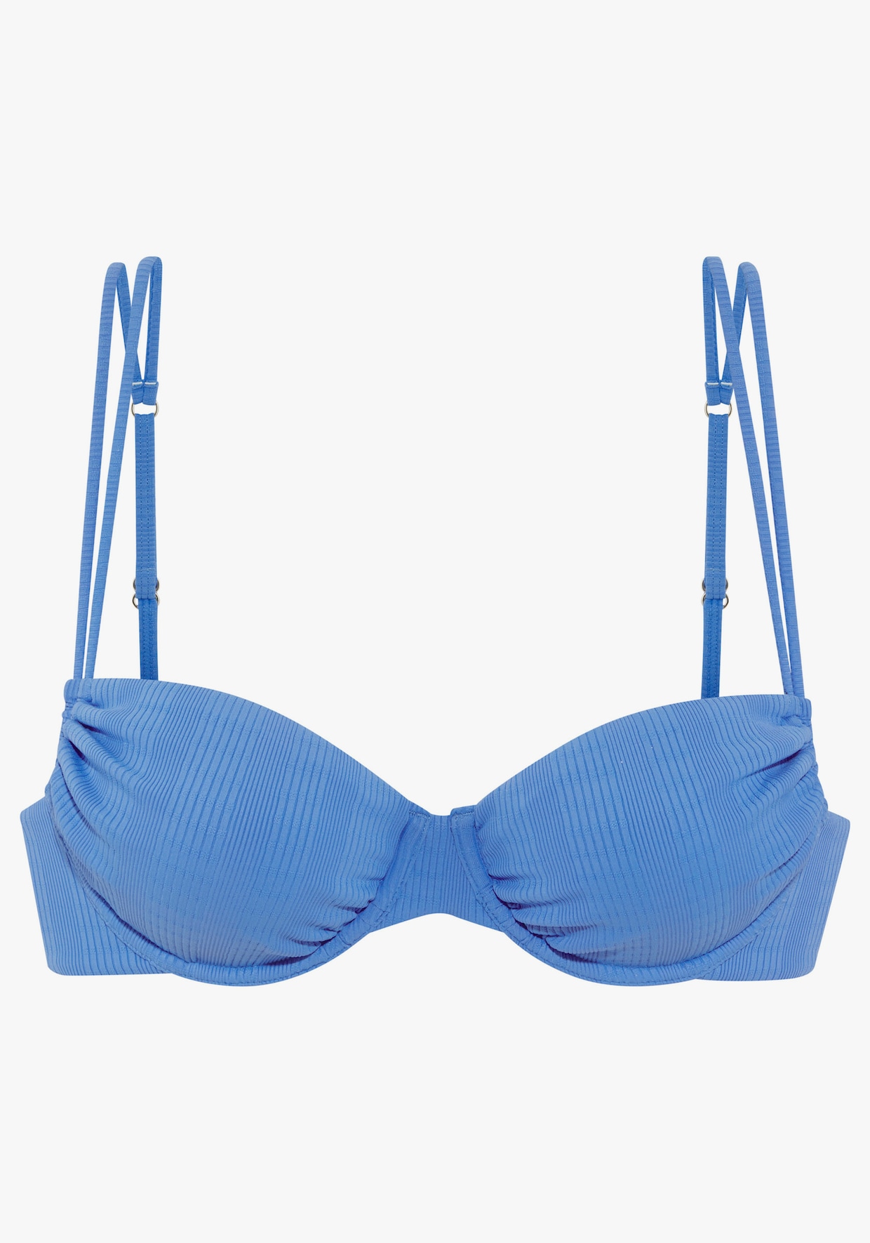 Beugelbikinitop - blauw