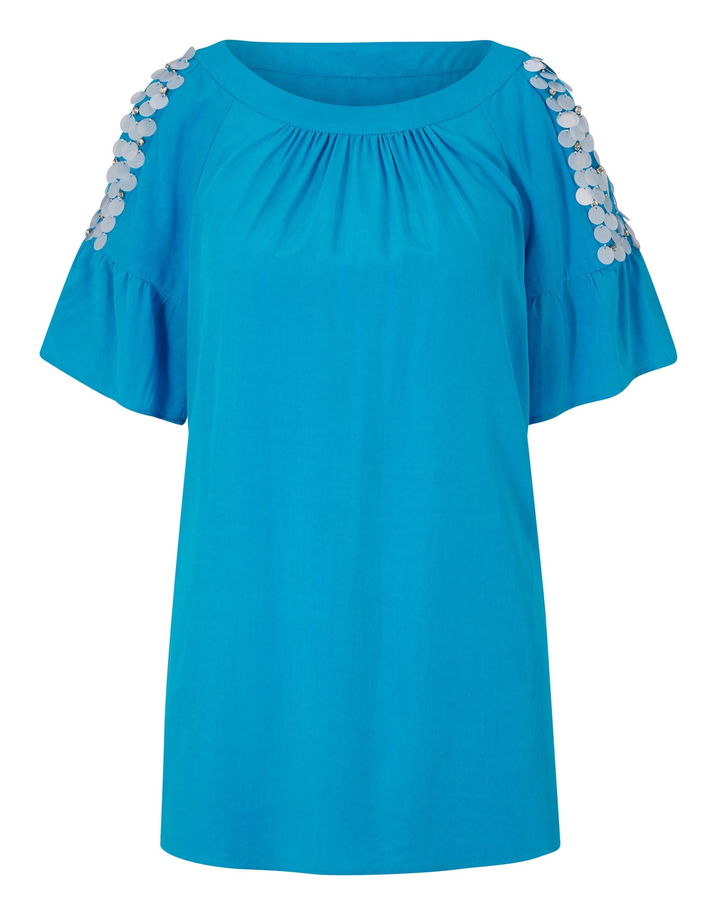 Damenmode Blusen Ashley Brooke Bluse in azurblau Damenmode Blusen Ashley Brooke Bluse in azurblau