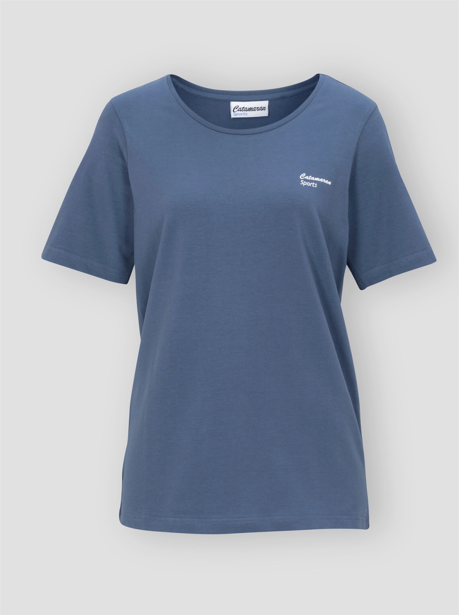 Catamaran Sports Freizeitshirt im Dreierpack - salbei + jeansblau + marine