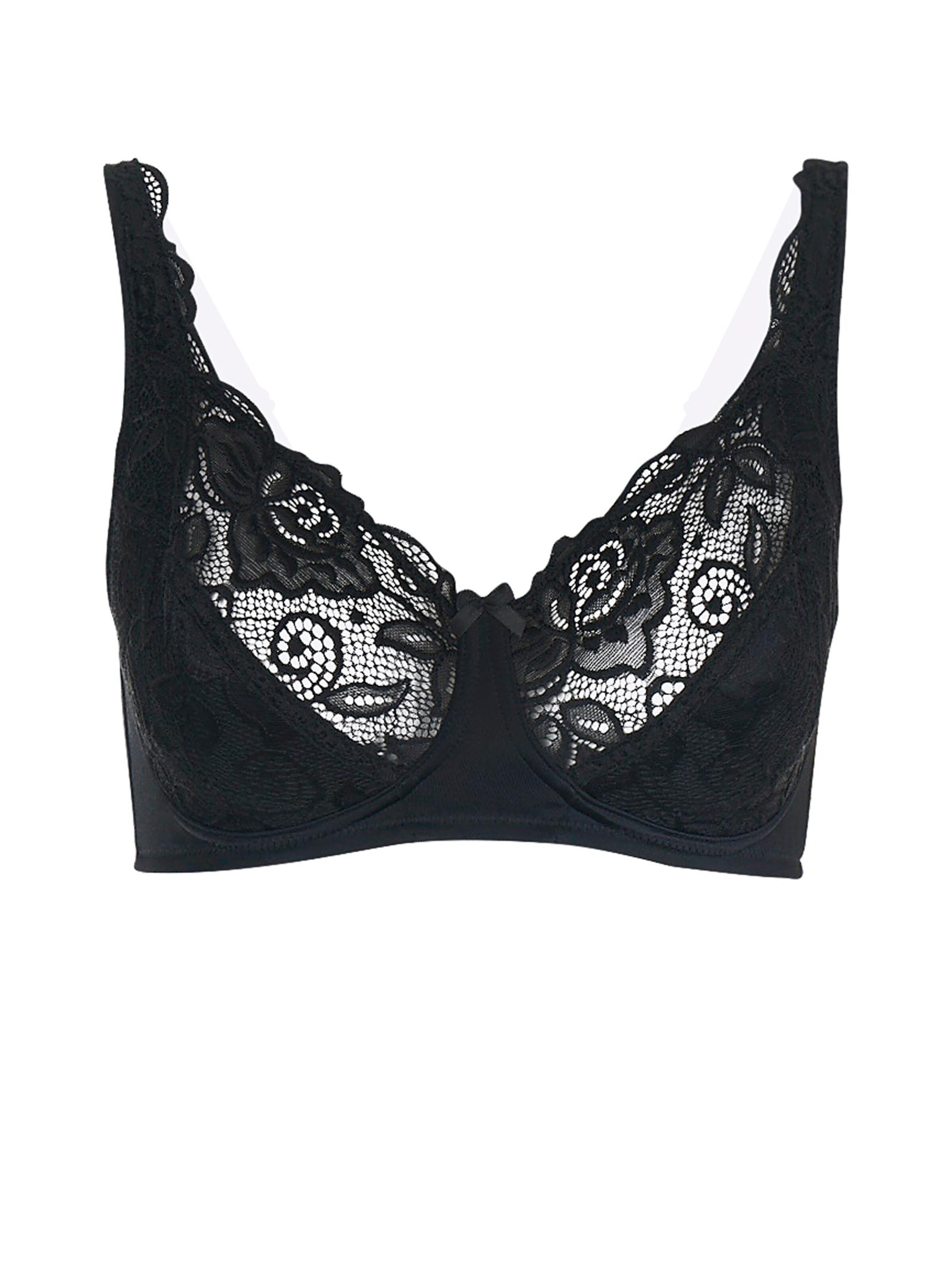 Naturana BH ohne Bügel - schwarz