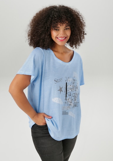 Aniston PLUS T-Shirt - hellblau