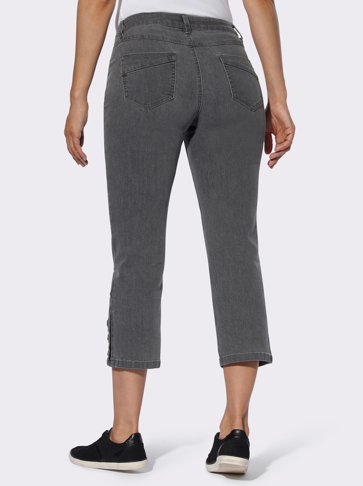 Jean 7/8 - denim gris