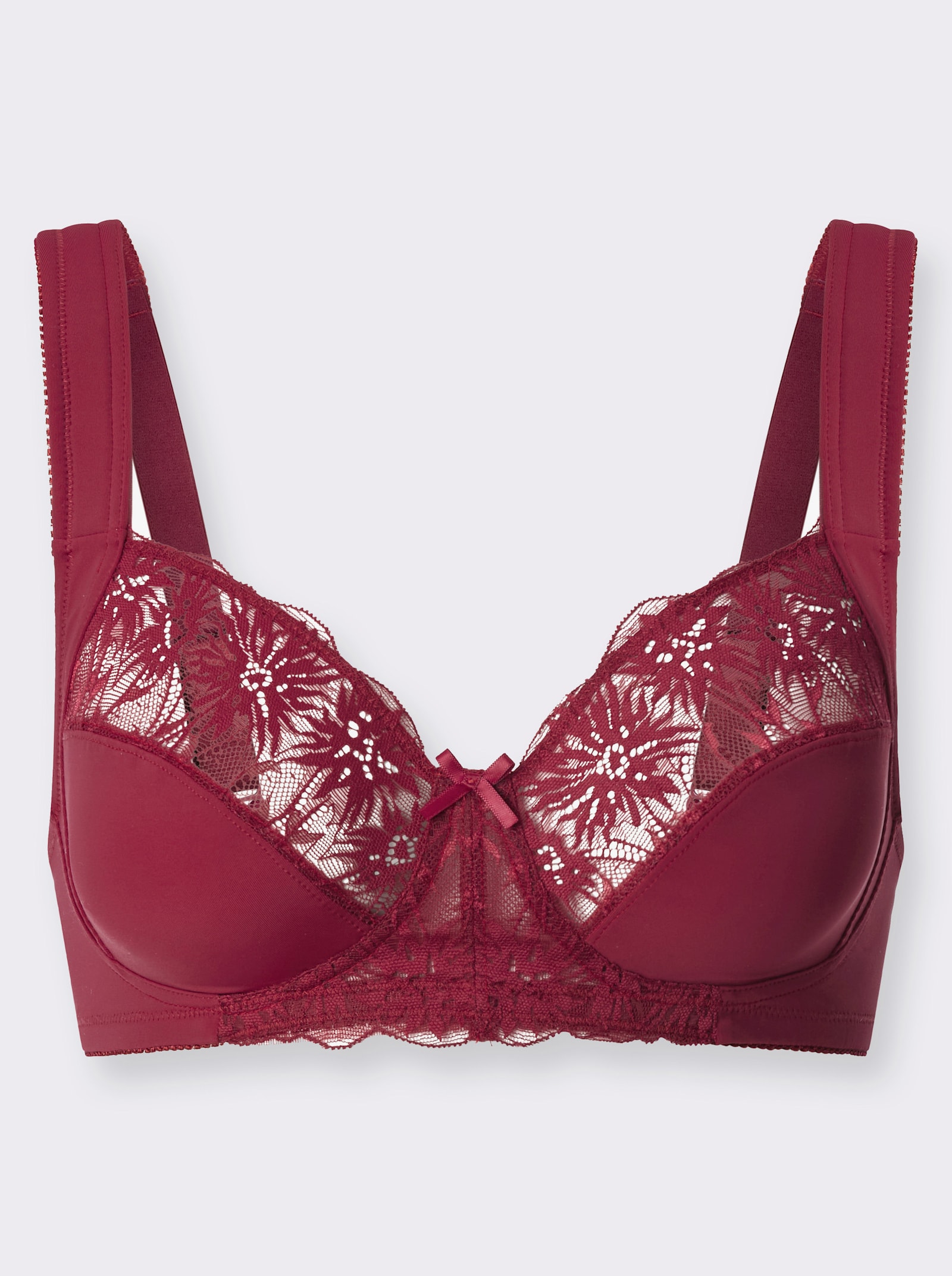 wäschepur BH ohne Bügel - kirsche