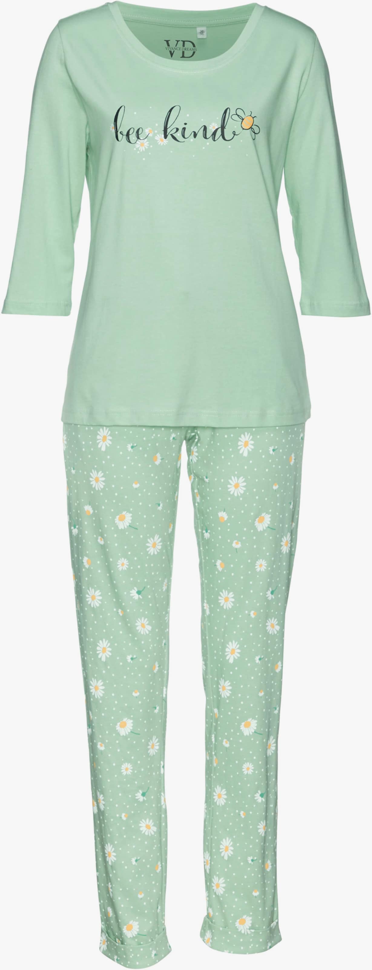 Vivance Dreams Pyjama - jade à motifs
