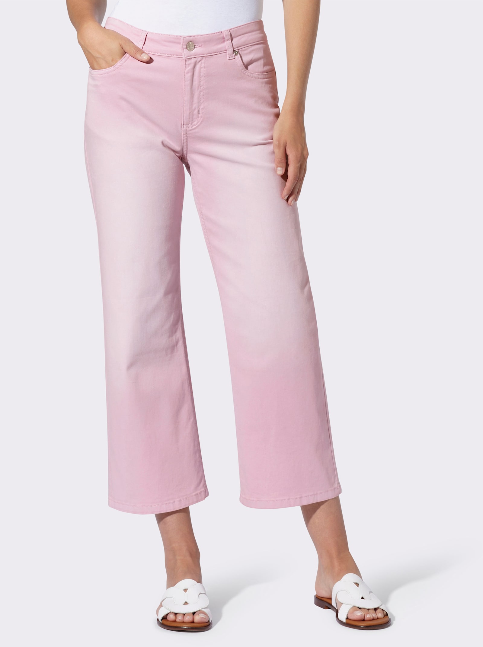 heine 7/8-Jeans im Culotte-Style - rosé