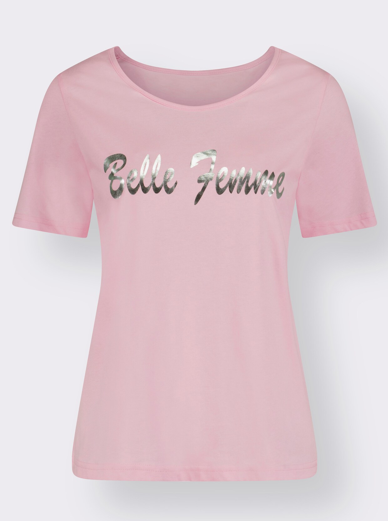 Print-Shirt - rosé