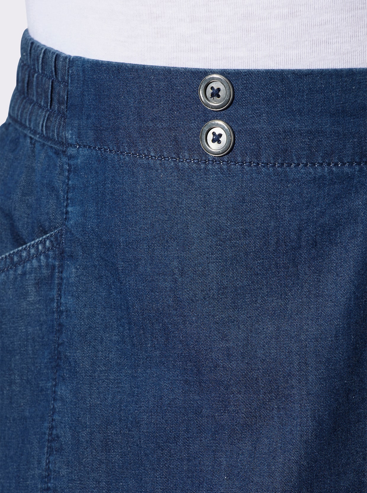 Jeansrock - blue-stone-washed