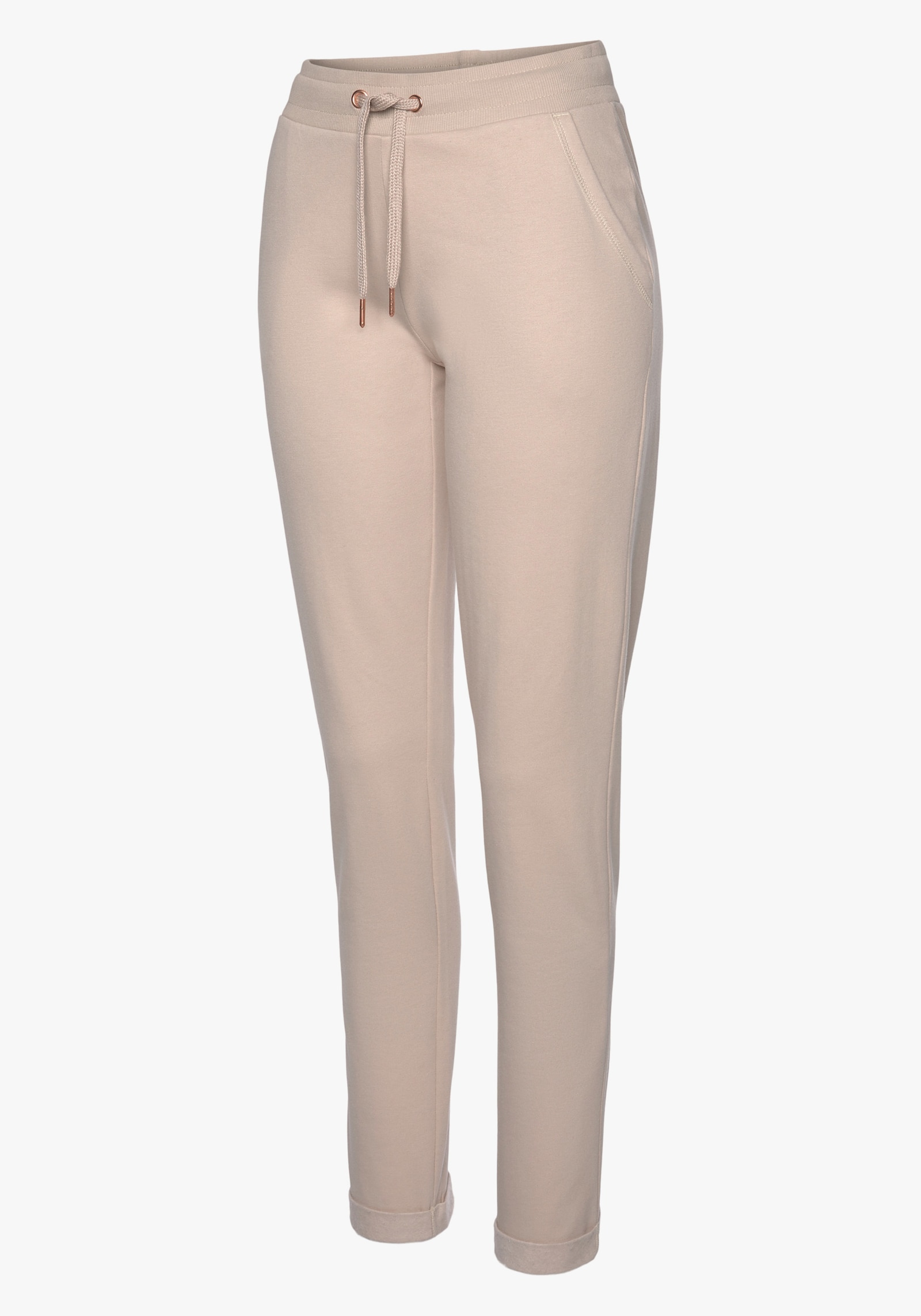 LASCANA Pantalon détente - nougat