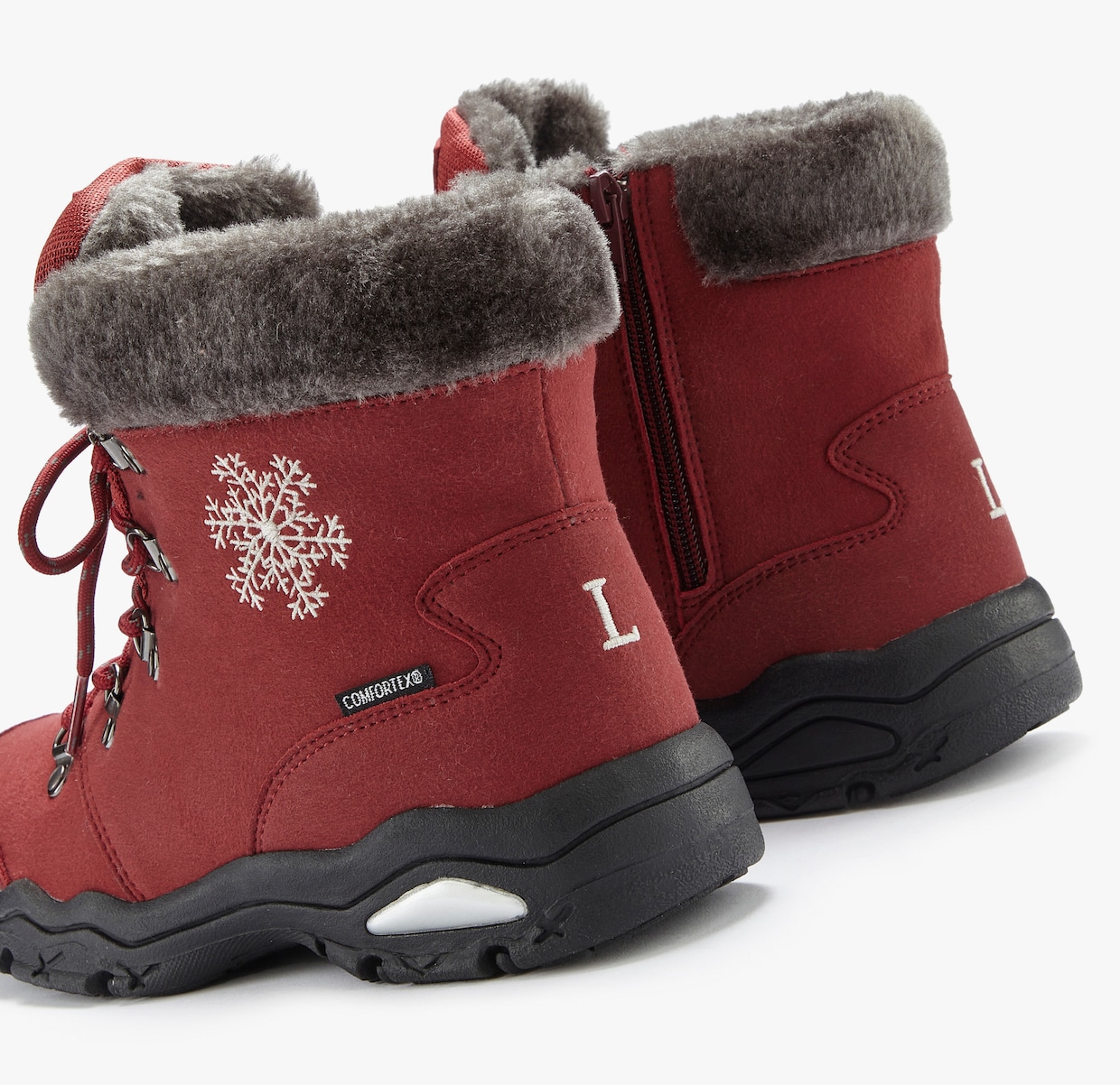 LASCANA Winterstiefelette - dunkelrot