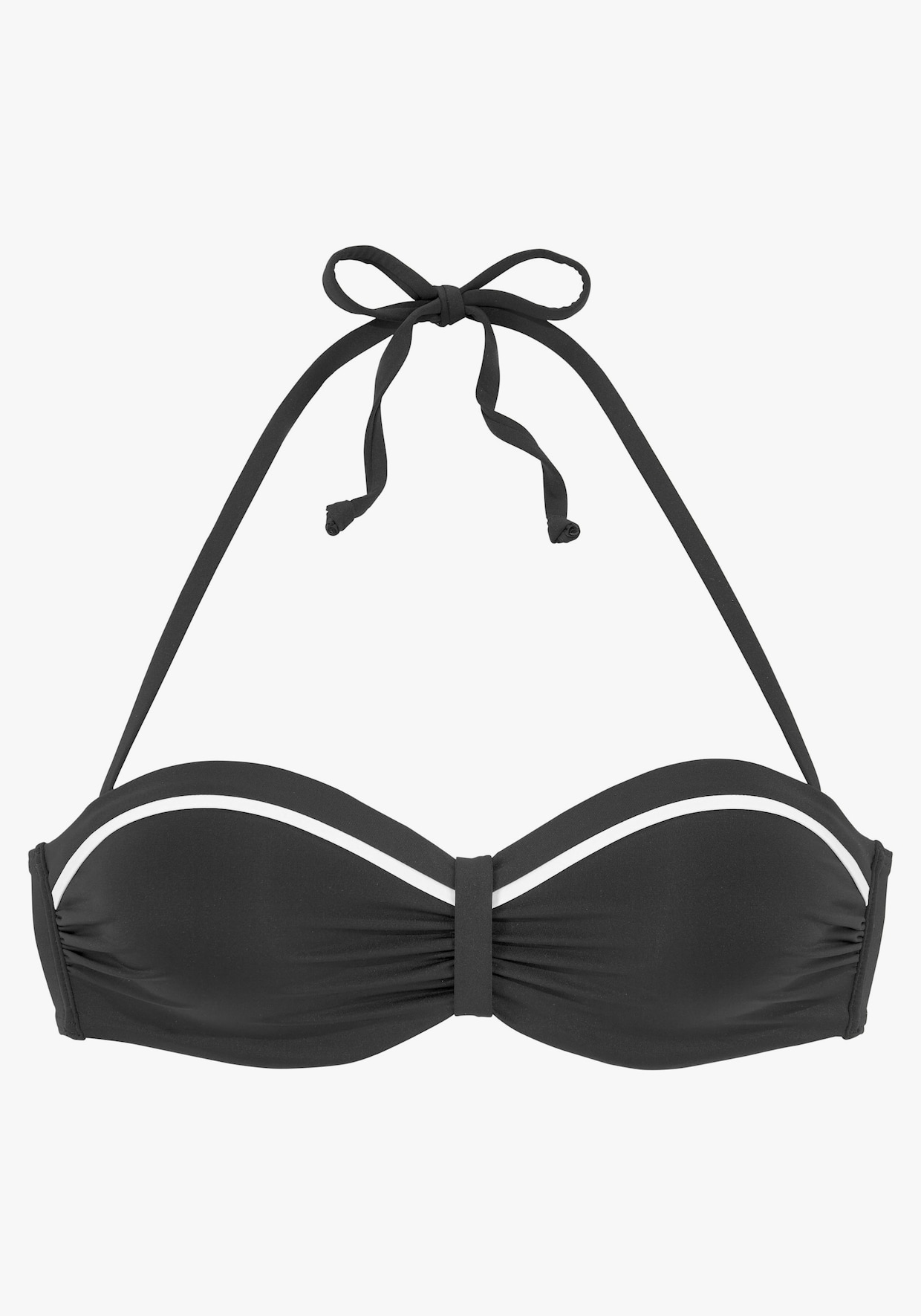 Vivance Bügel-Bandeau-Bikini-Top - schwarz