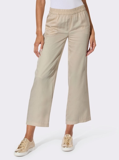 Culotte mit Rundum-Dehnbund - sand
