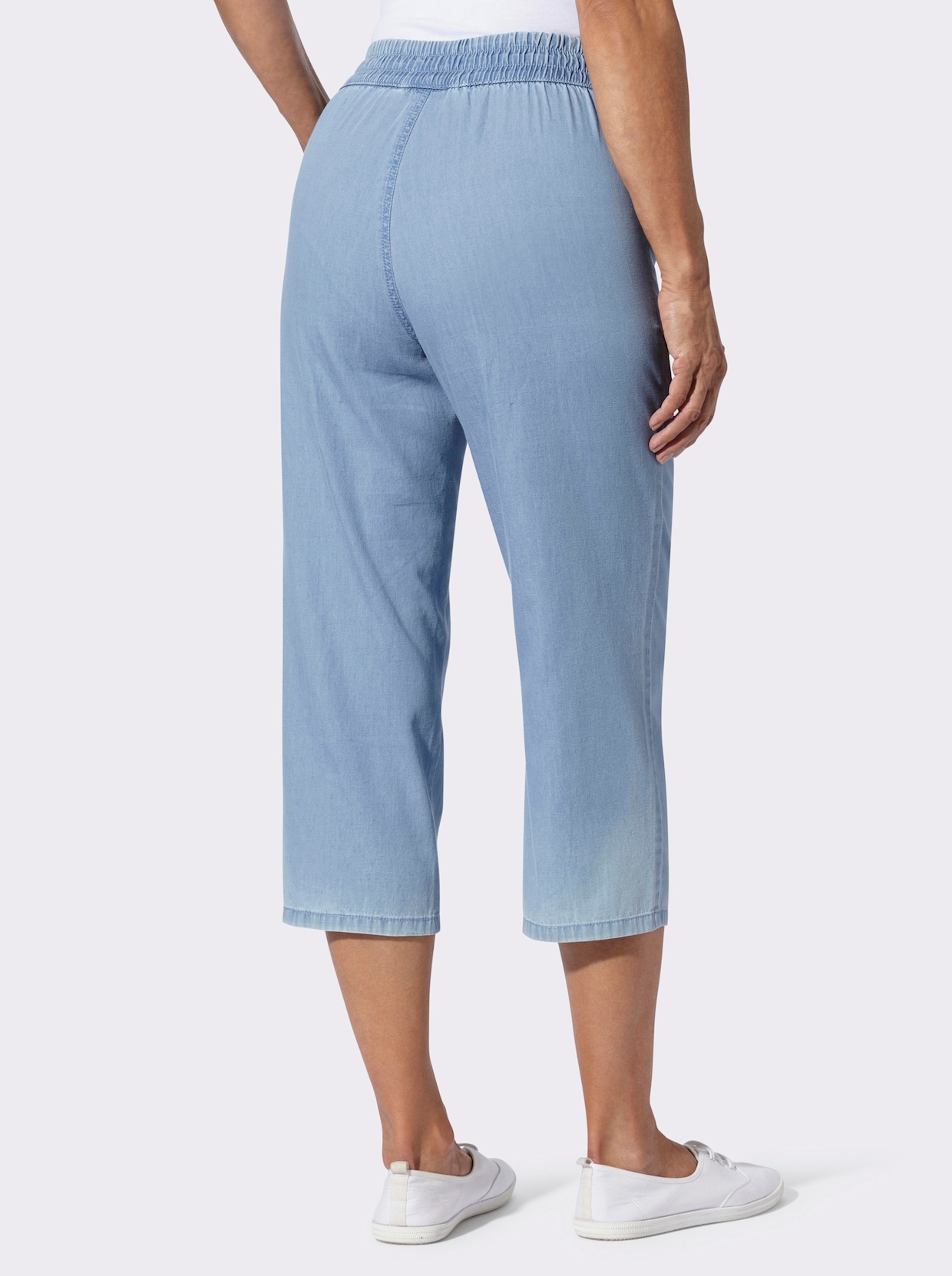 3/4-Jeans - blue-bleached