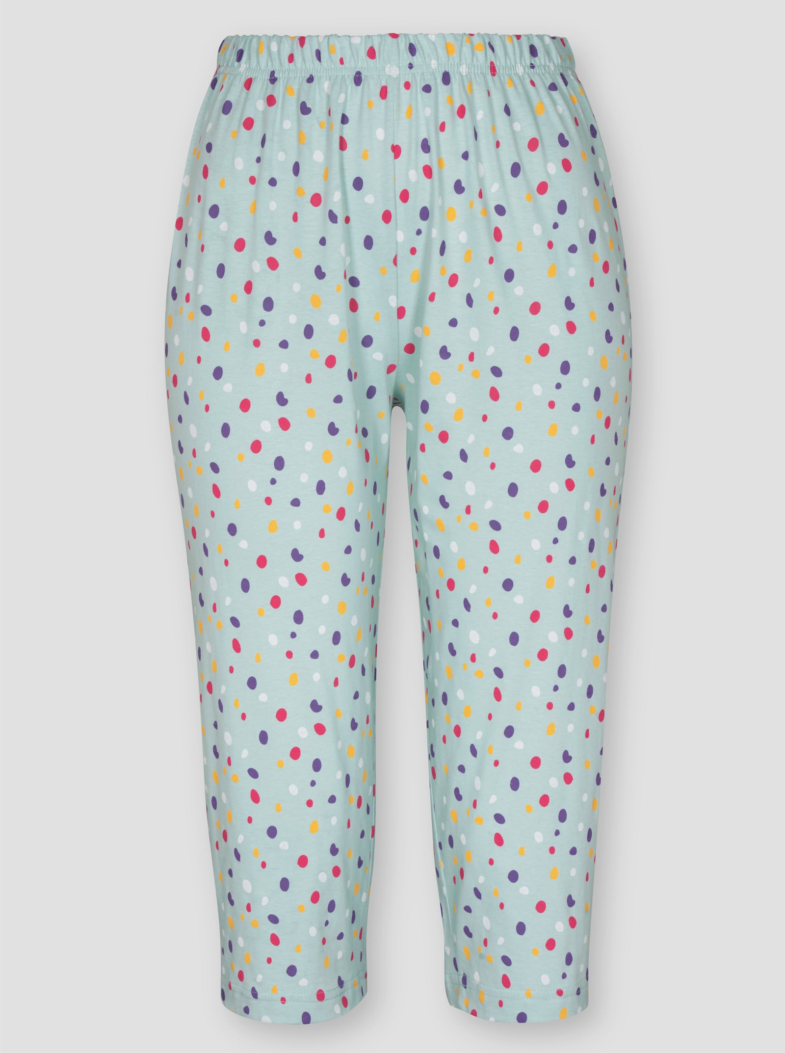 wäschepur Capri-Hose - kalkmint-bedruckt