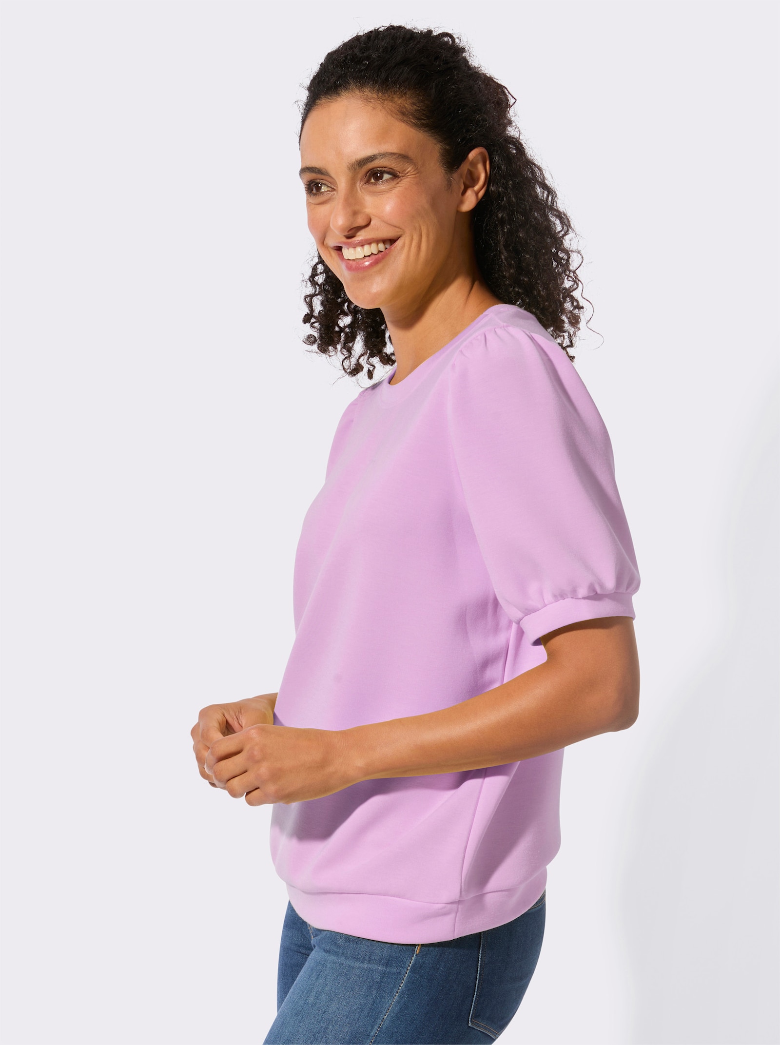 Kurzarmshirt - orchidee