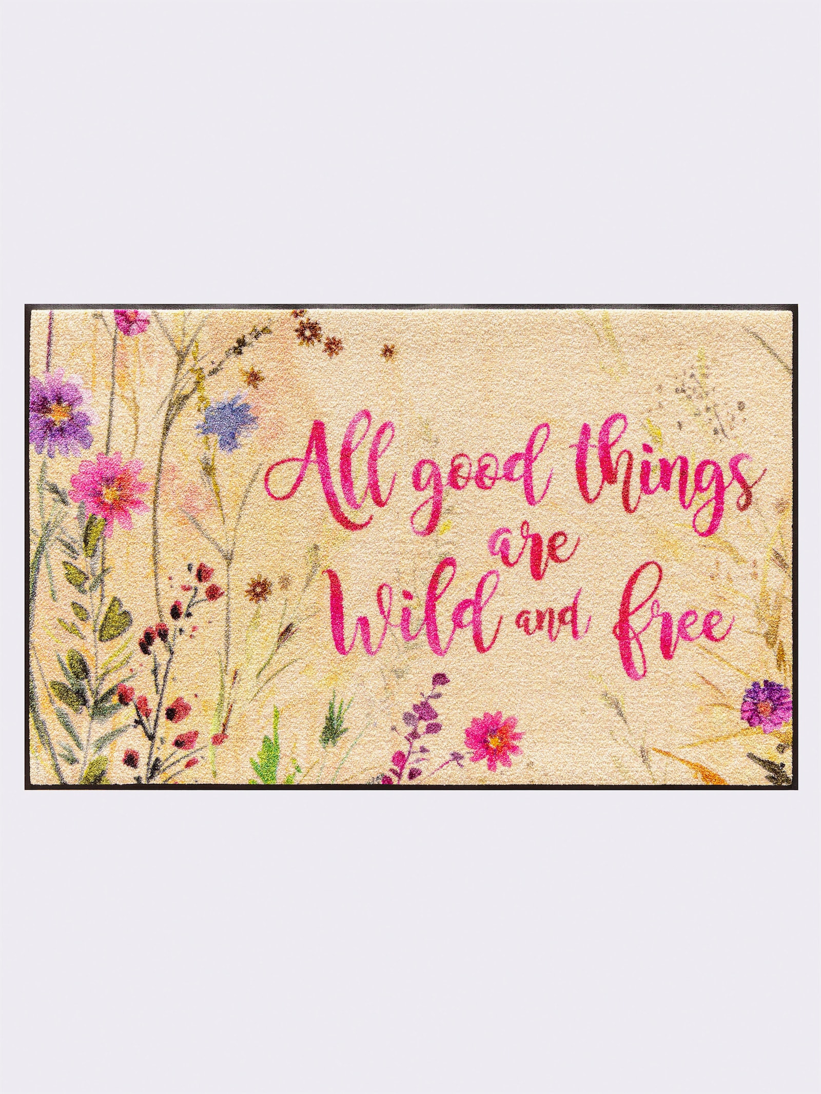 wash+dry by Kleen-Tex Paillasson - rose à motifs