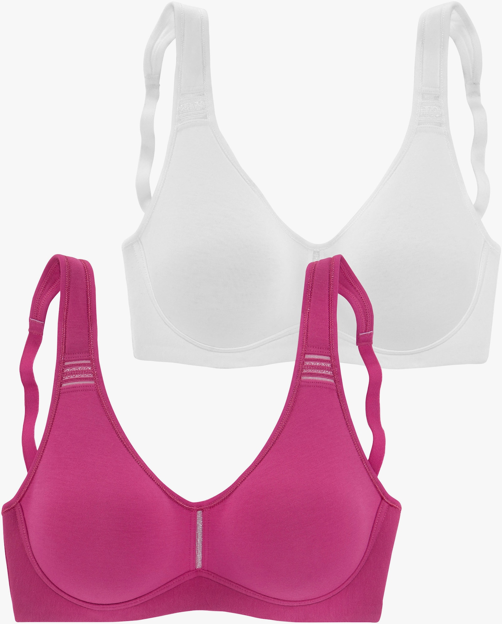 petite fleur T-Shirt-BH - beere+weiss