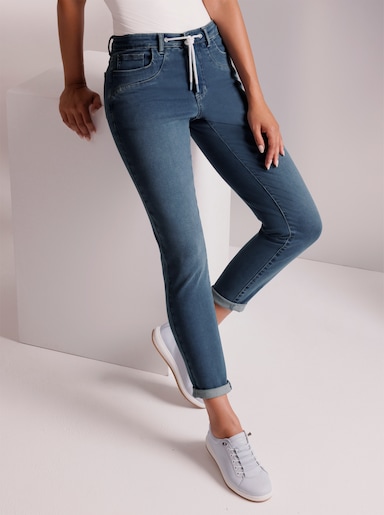 CREATION L PREMIUM 5-Pocket-Jeans - blue-bleached