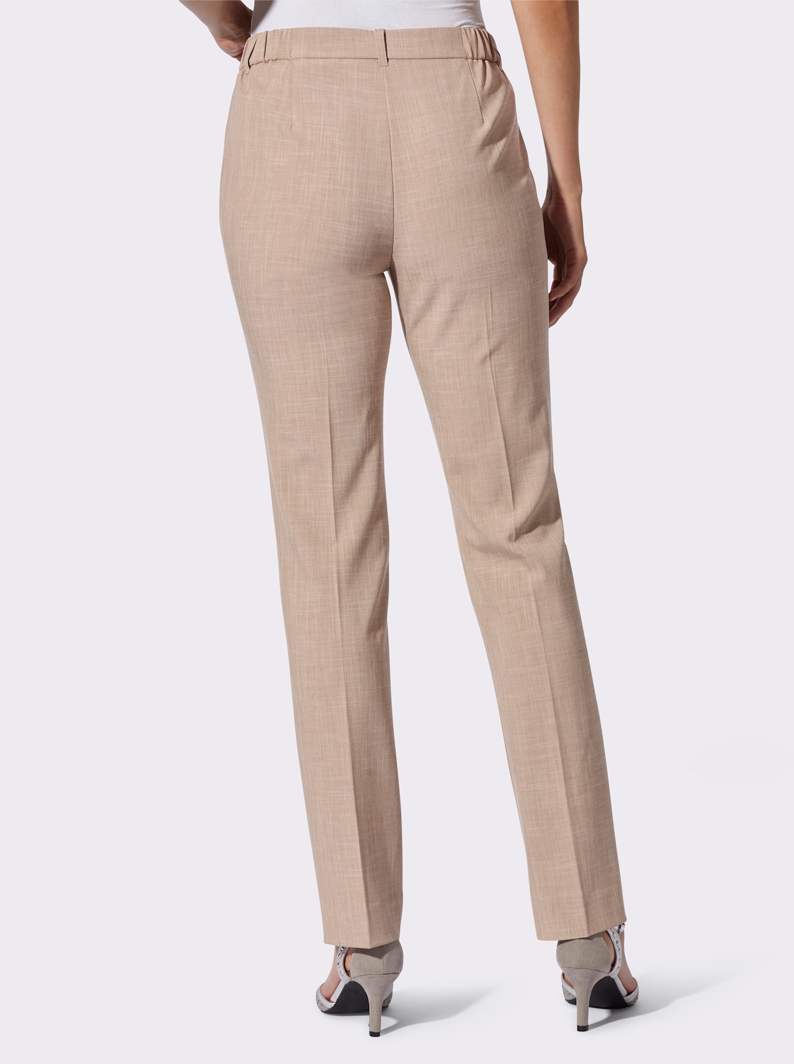 Webhose mit Ziernieten - sesam-meliert