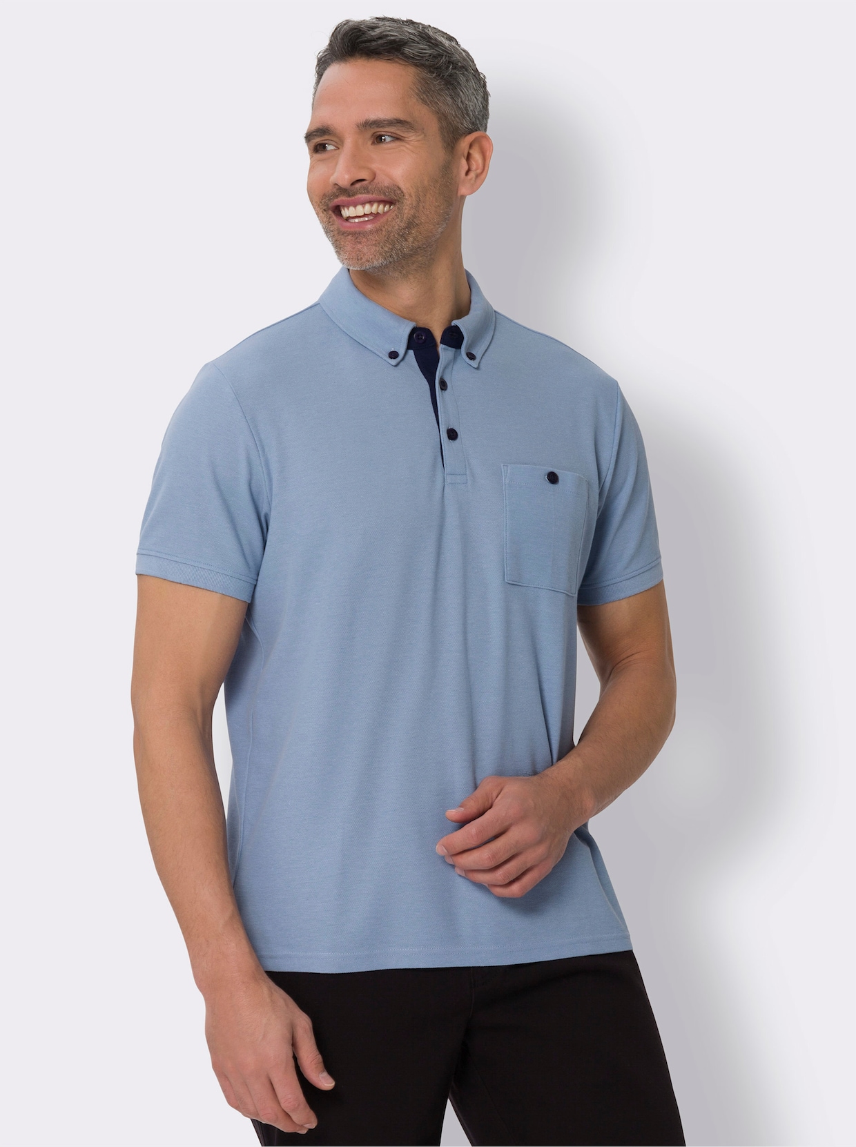 Poloshirt - bleu