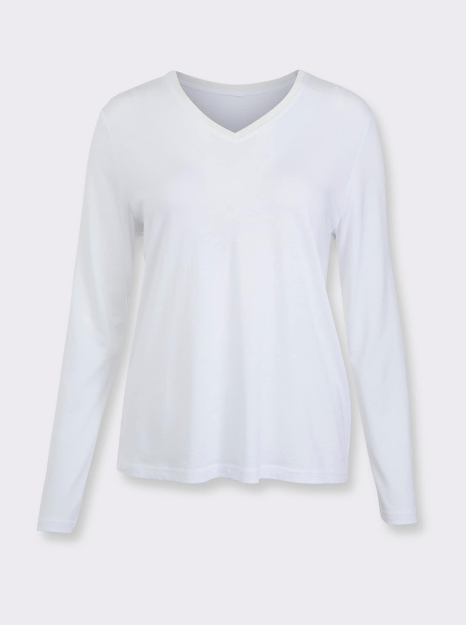 wäschepur Schlafanzug in Single-Jersey-Qualität - weiss-schwarz