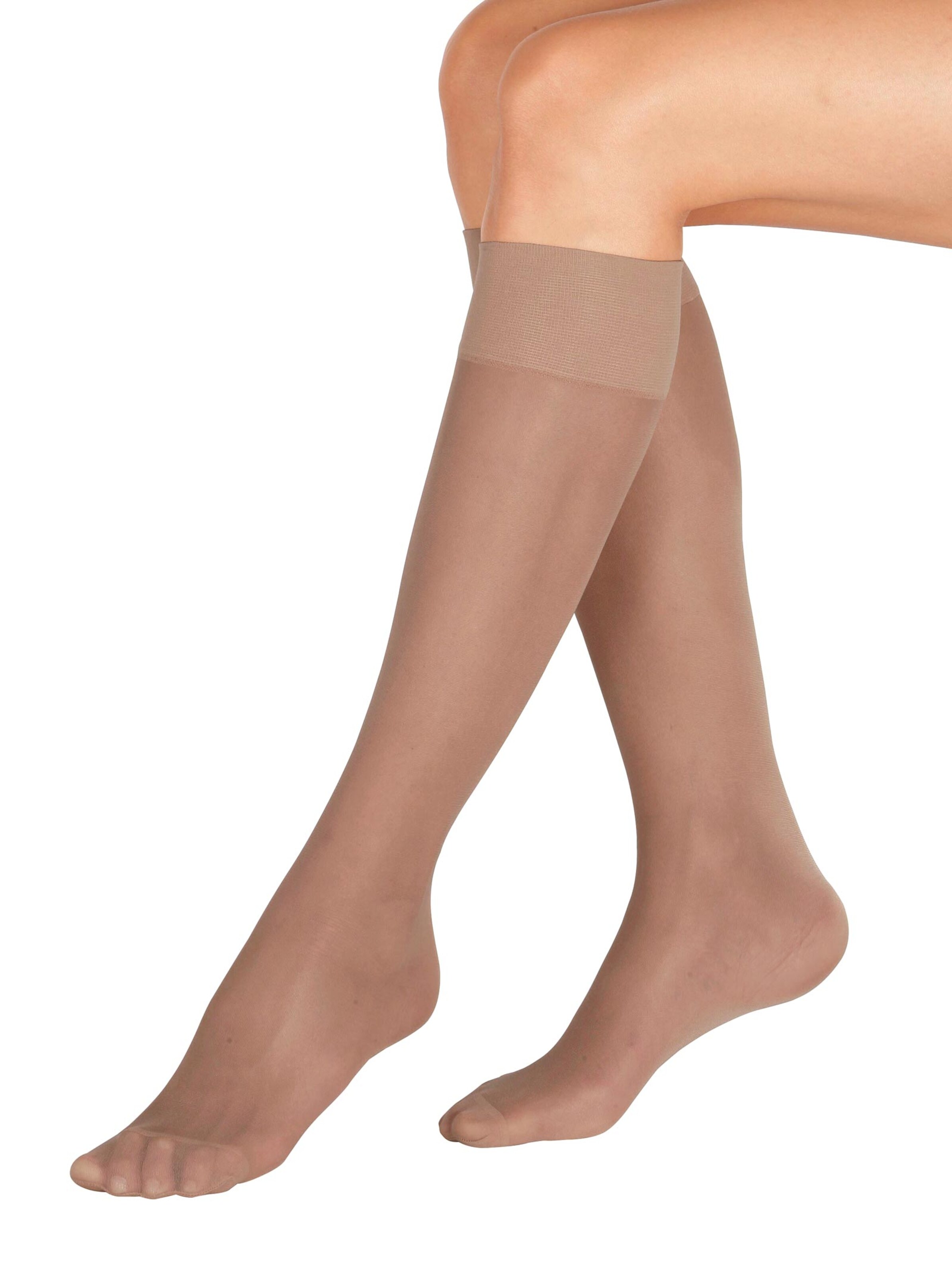 Stützkniestrümpfe - hellbraun