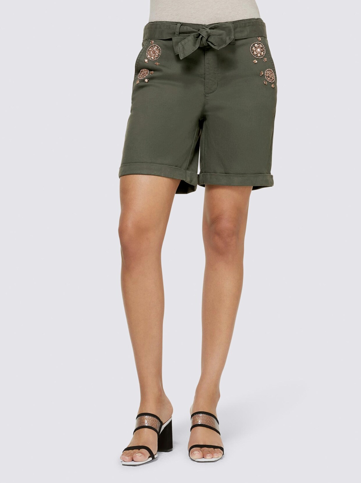 Linea Tesini Shorts - vert mousse