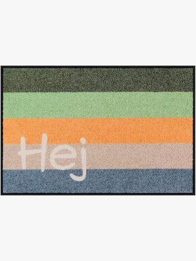 Salonloewe Fußmatte - grün-beige