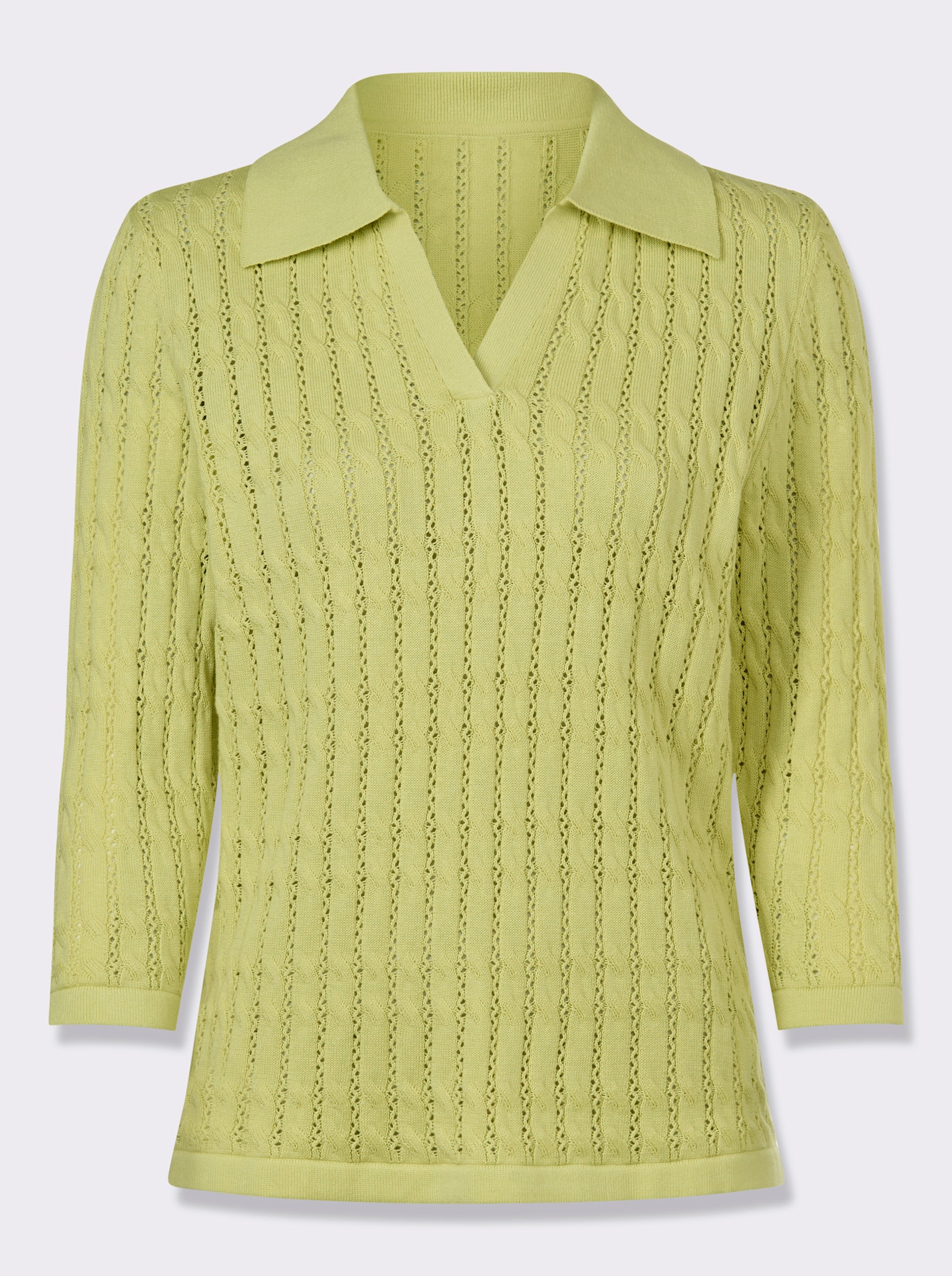 Polopullover - pistazie