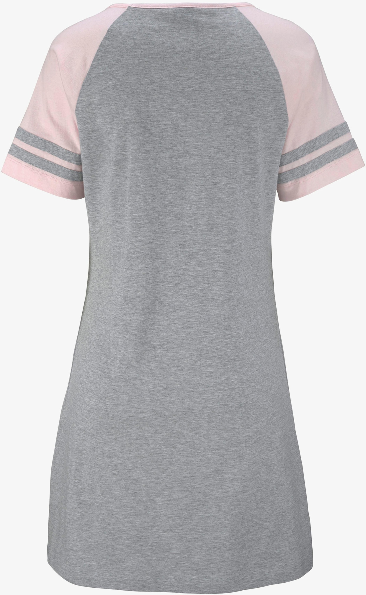 Arizona Nachthemd - grijs/roze