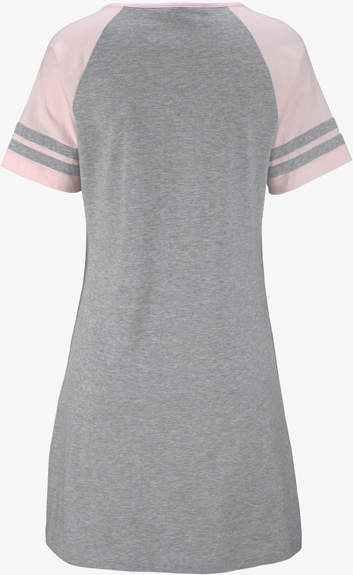 Arizona Nachthemd - grijs/roze